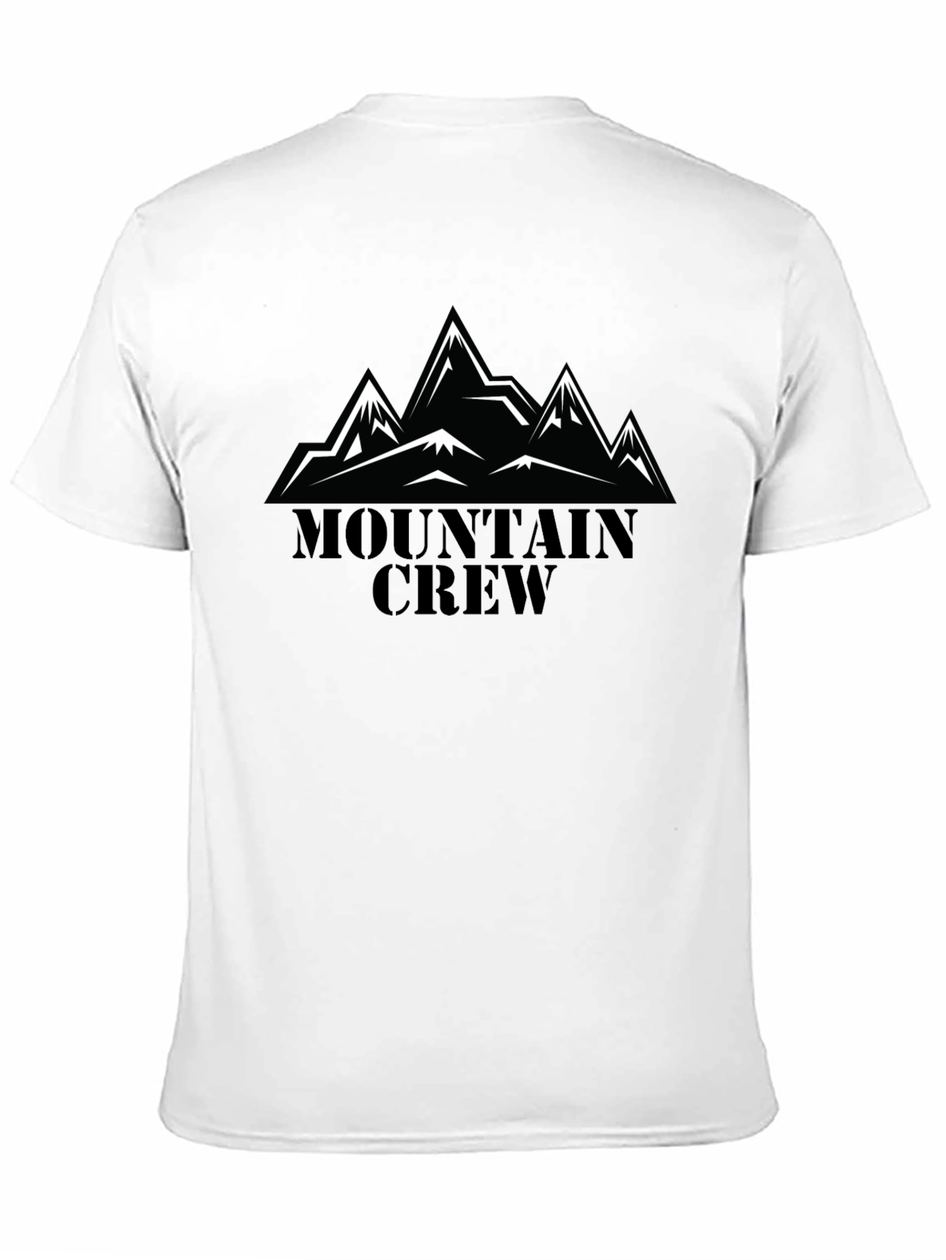 Mountain Crew Black T-Shirt - Adventure Ready