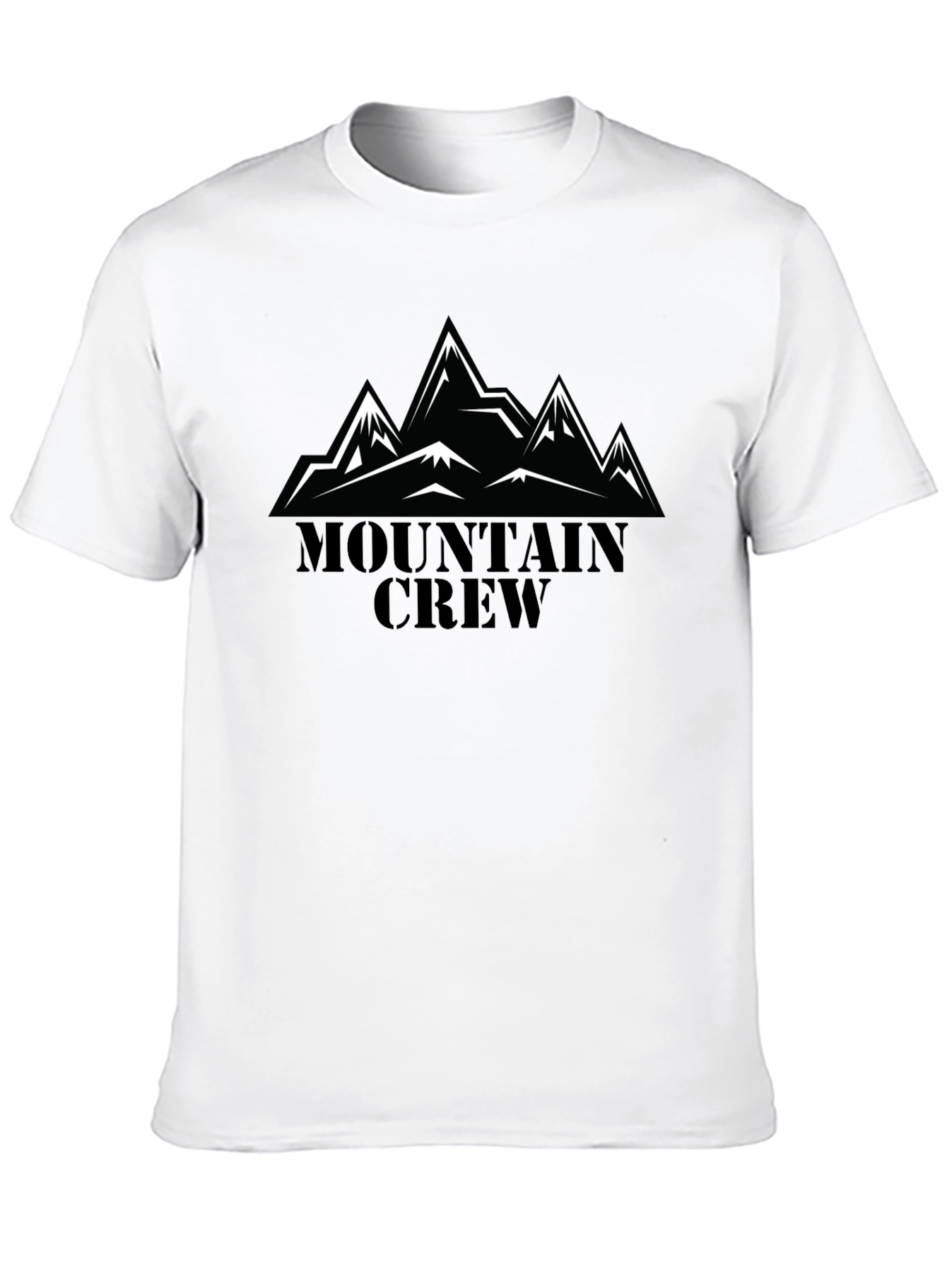 Mountain Crew Black T-Shirt - Adventure Ready