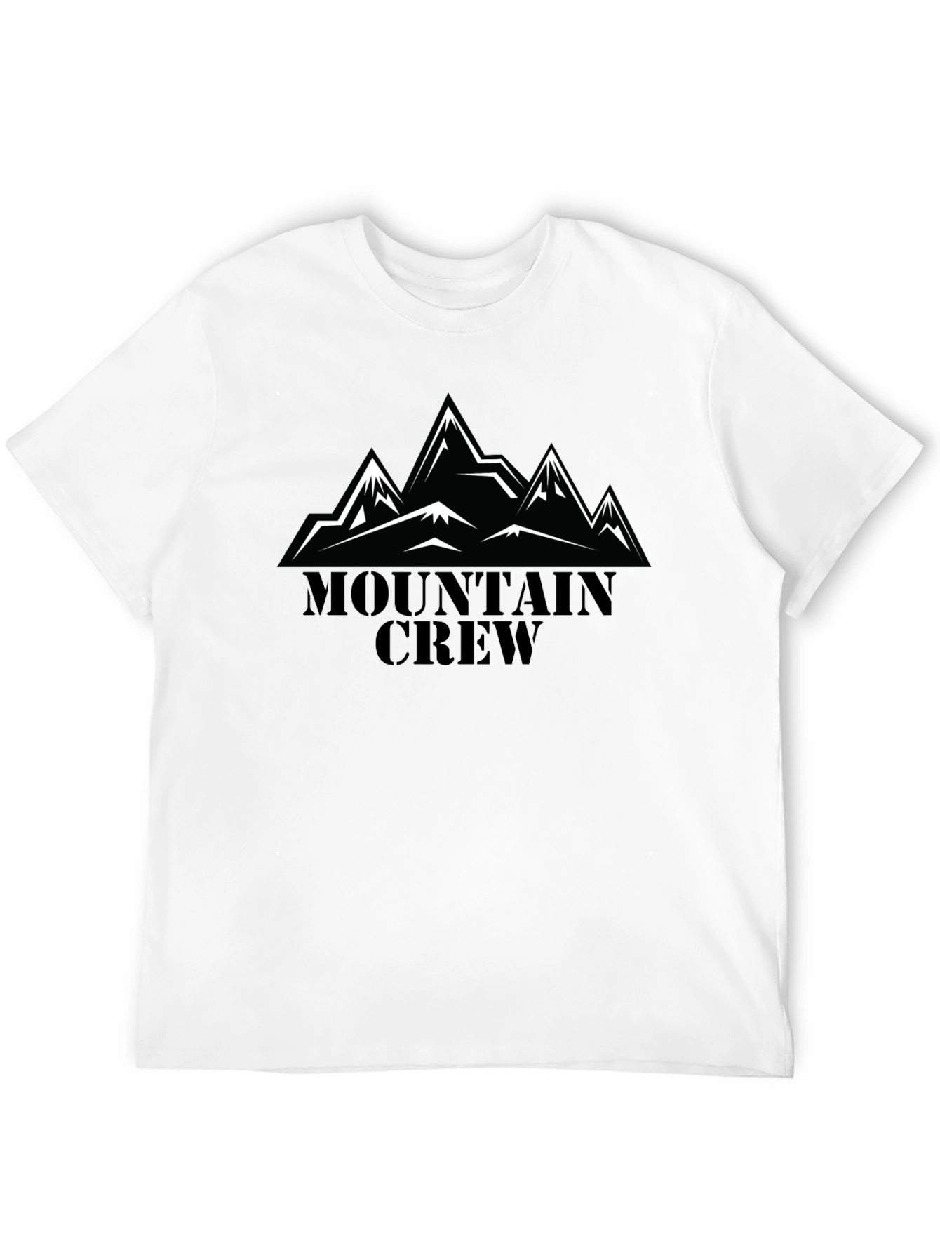 Mountain Crew Black T-Shirt - Adventure Ready