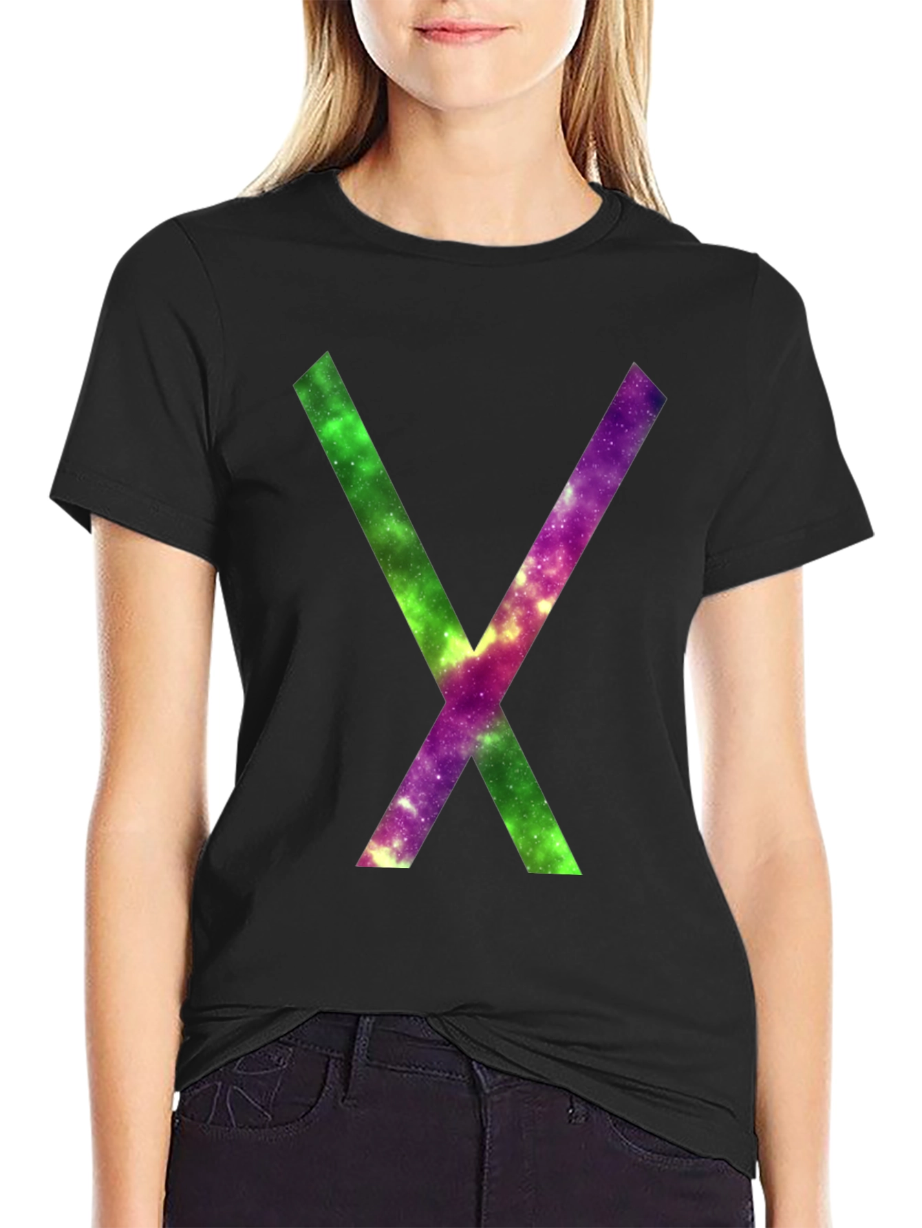 Galaxy X T-Shirt - Mens Black Graphic Tee