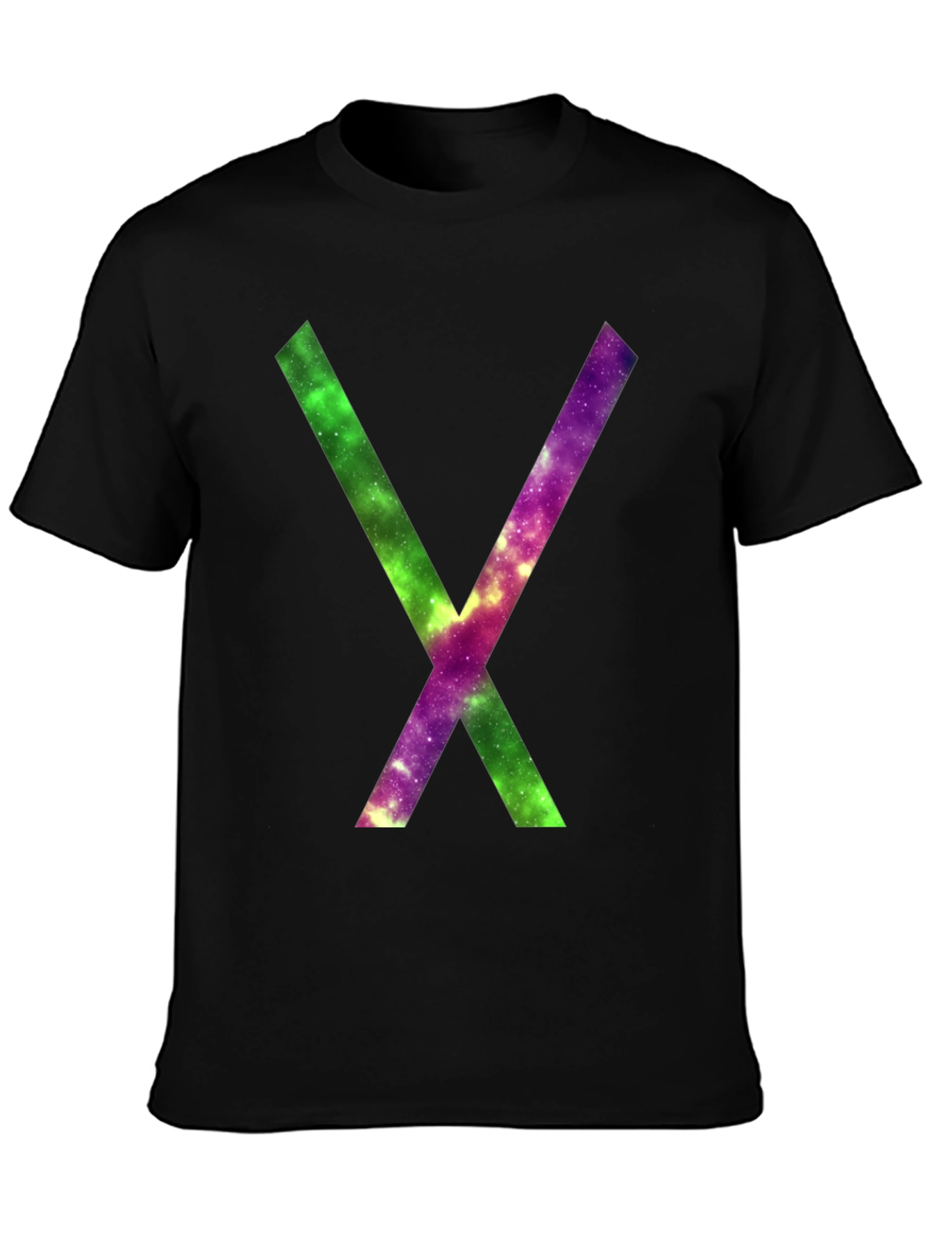 Galaxy X T-Shirt - Mens Black Graphic Tee
