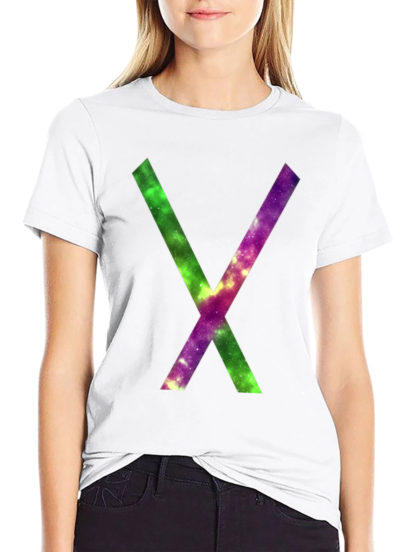 Galaxy X T-Shirt - Mens Black Graphic Tee