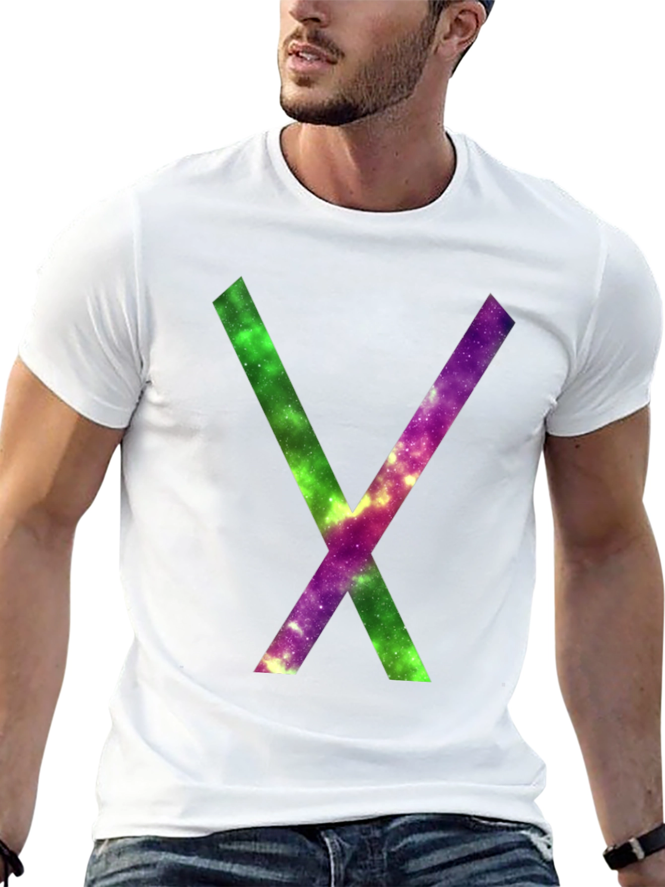 Galaxy X T-Shirt - Mens Black Graphic Tee