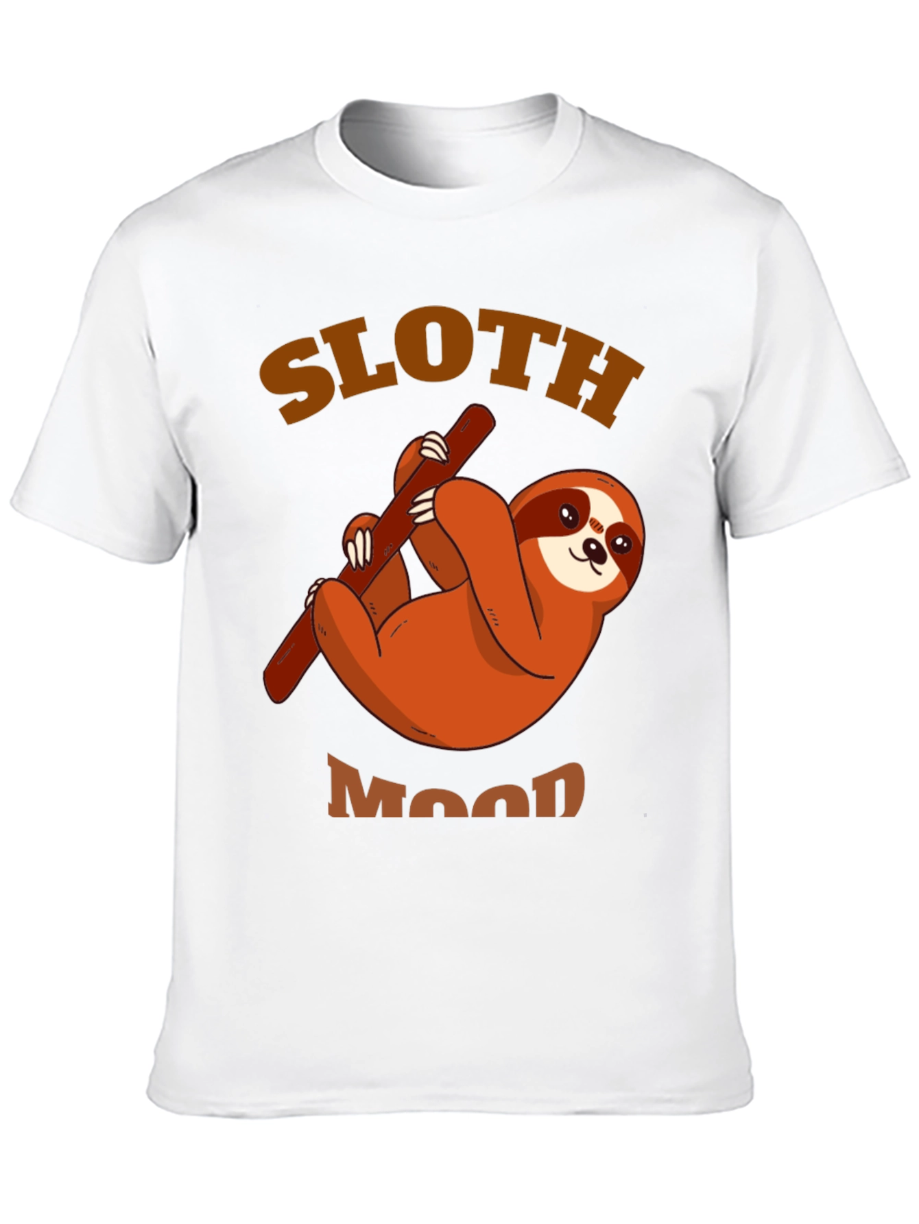 Sloth Mood Graphic T-Shirt