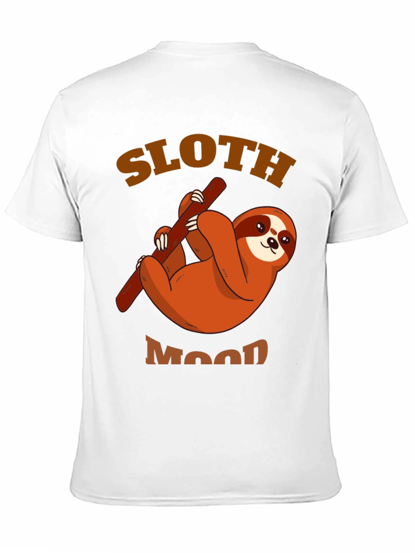 Sloth Mood Graphic T-Shirt
