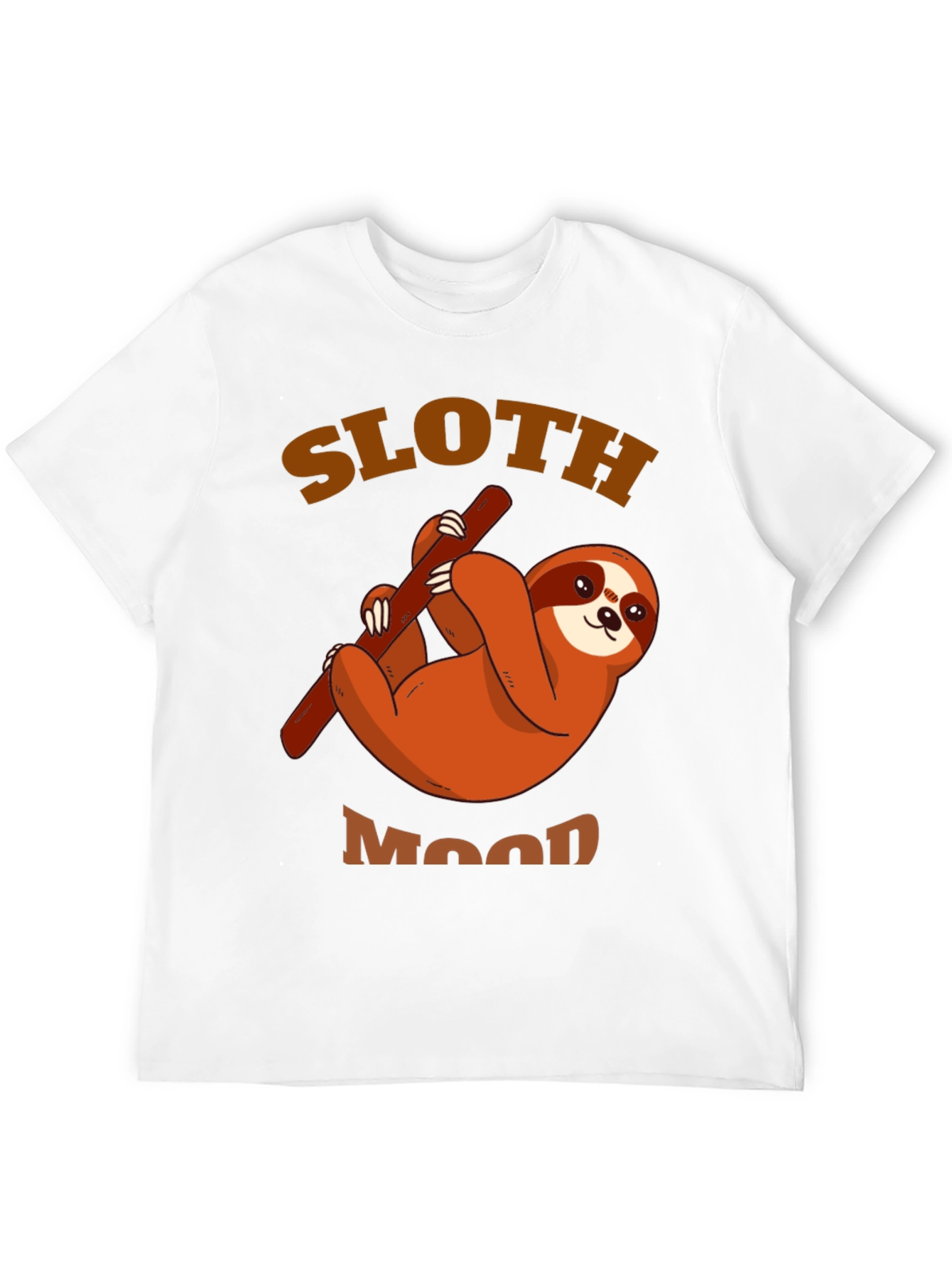 Sloth Mood Graphic T-Shirt