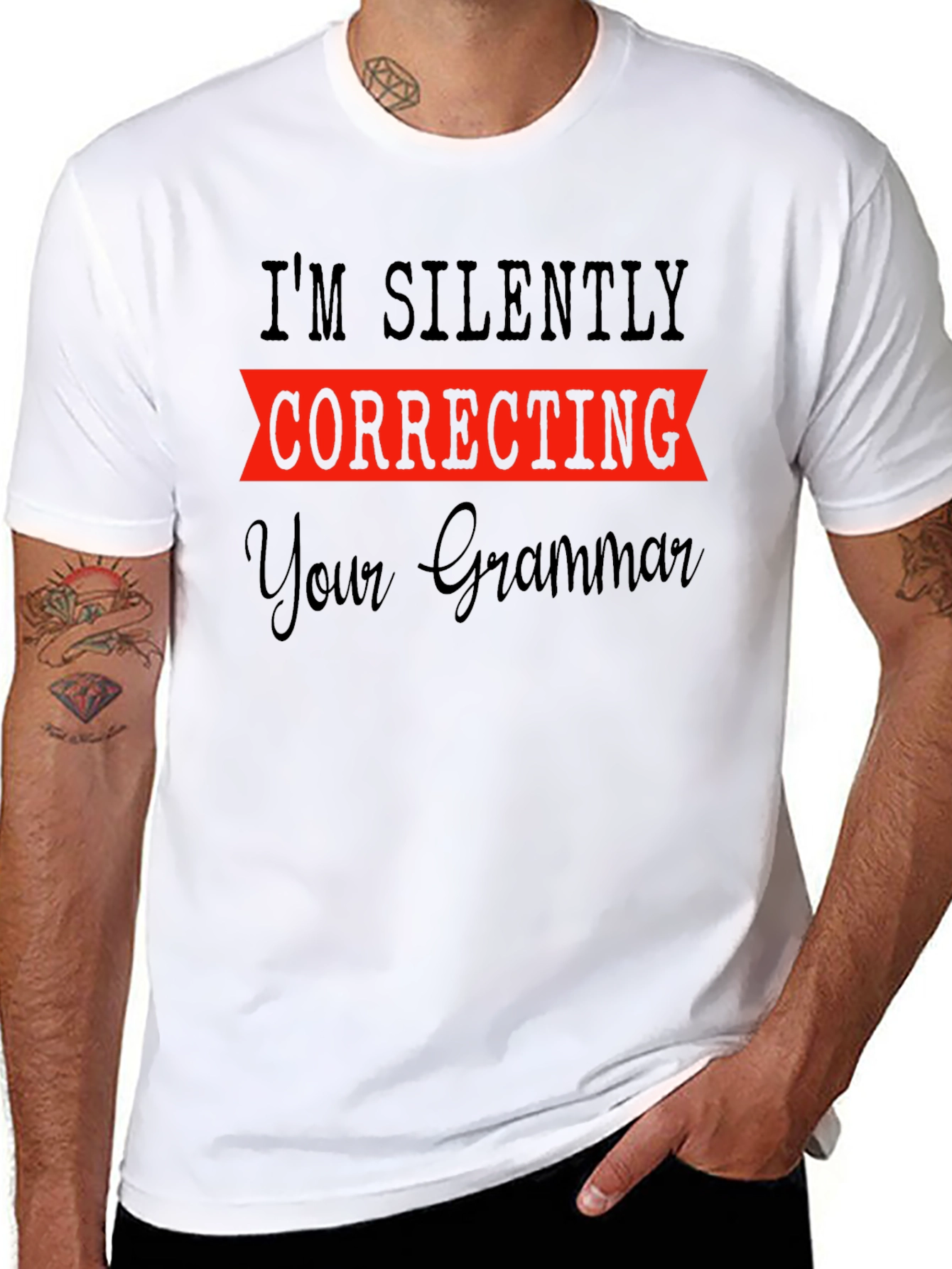 Silently Correcting Your Grammar T-Shirt