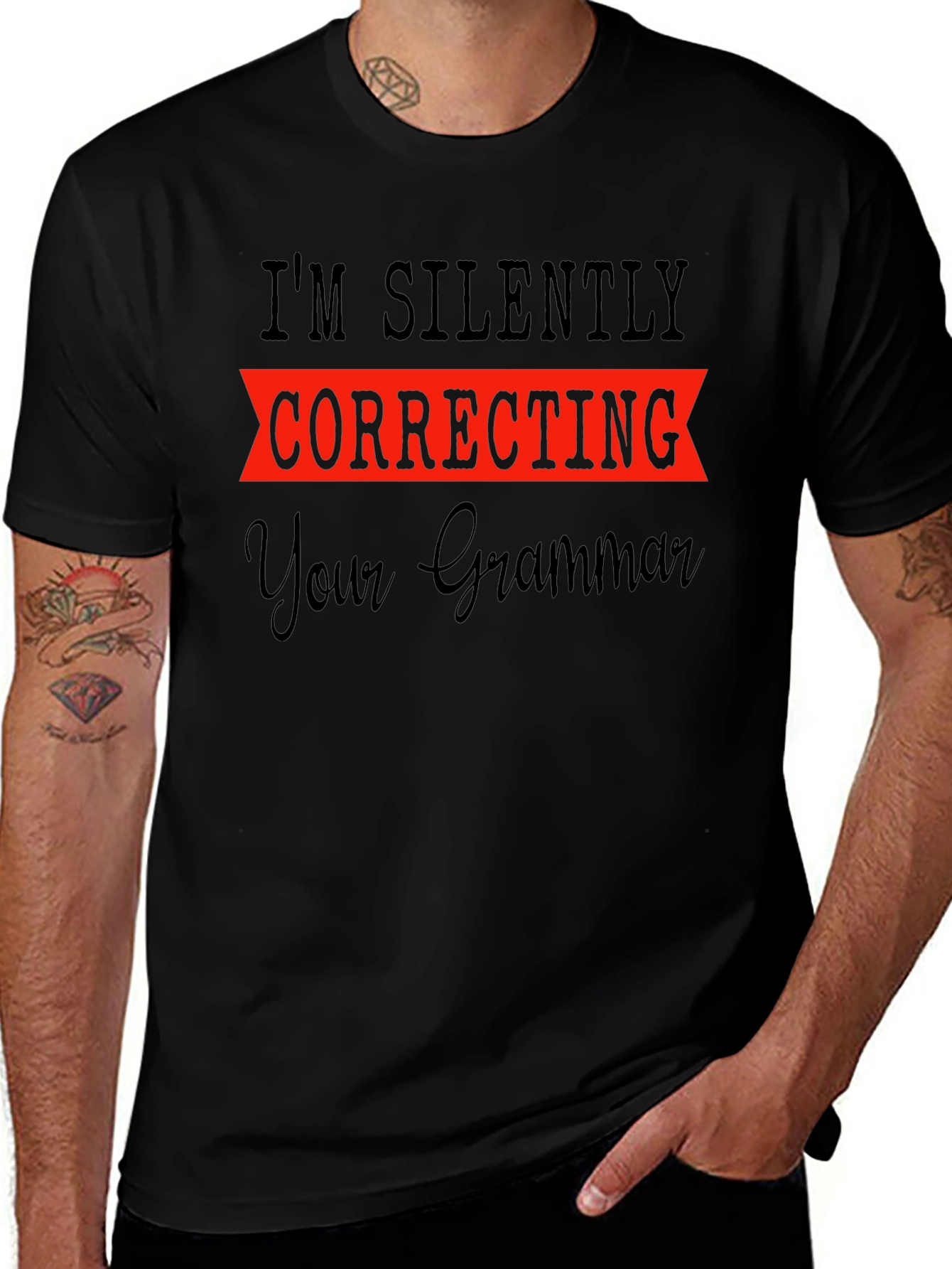 Silently Correcting Your Grammar T-Shirt