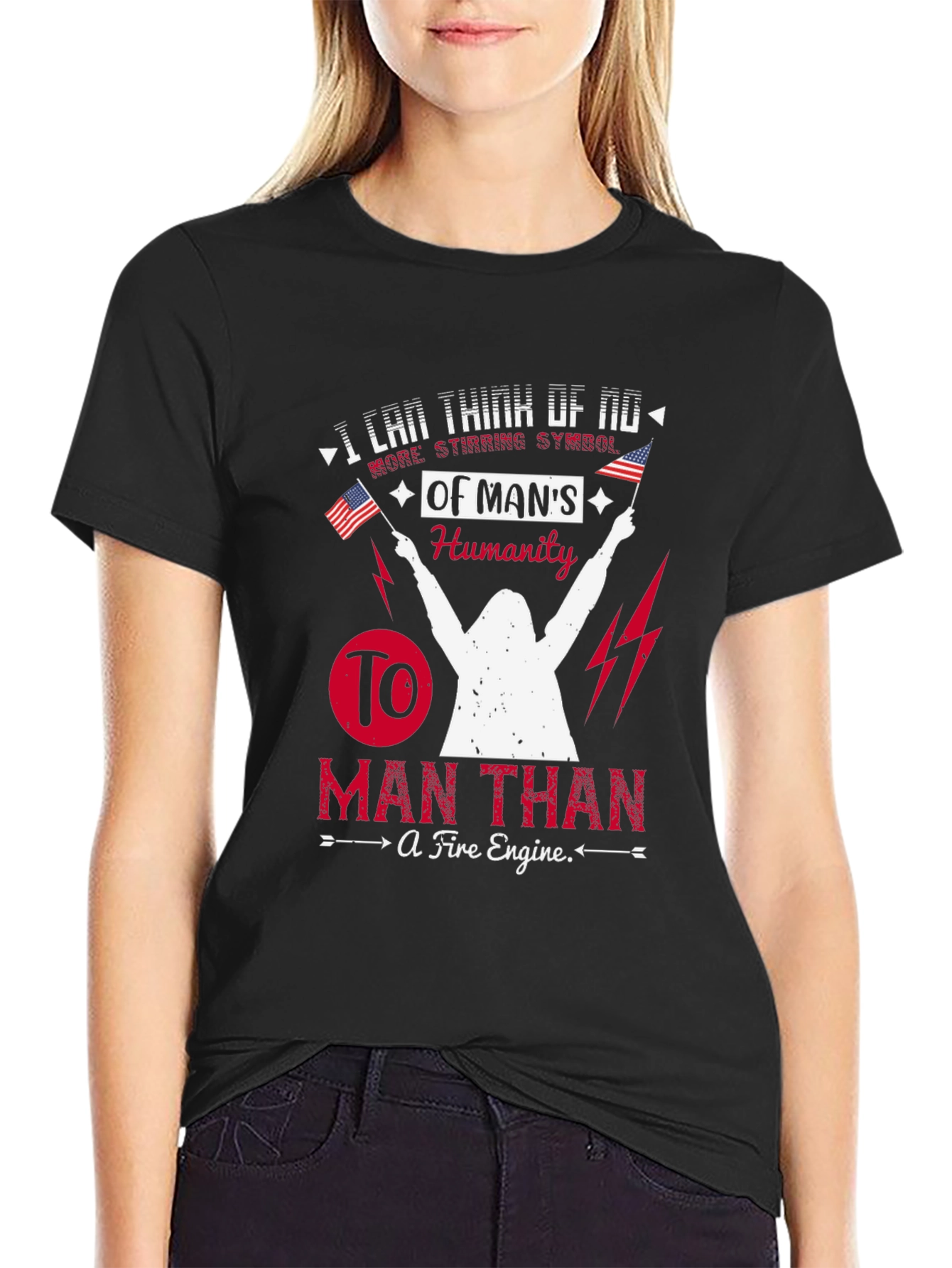 Fire Engine Symbol T-Shirt