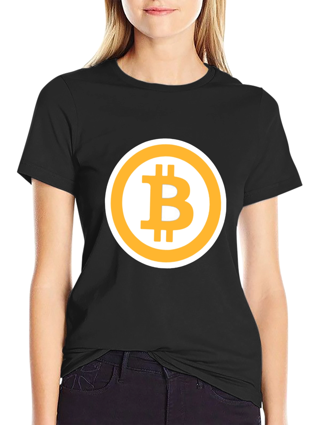 Bitcoin Logo Graphic Tee - Crypto Currency T-Shirt