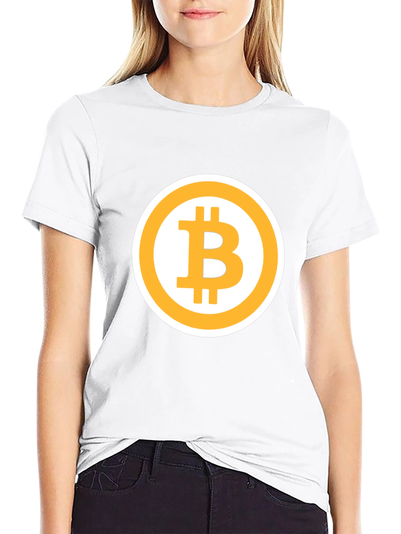 Bitcoin Logo Graphic Tee - Crypto Currency T-Shirt