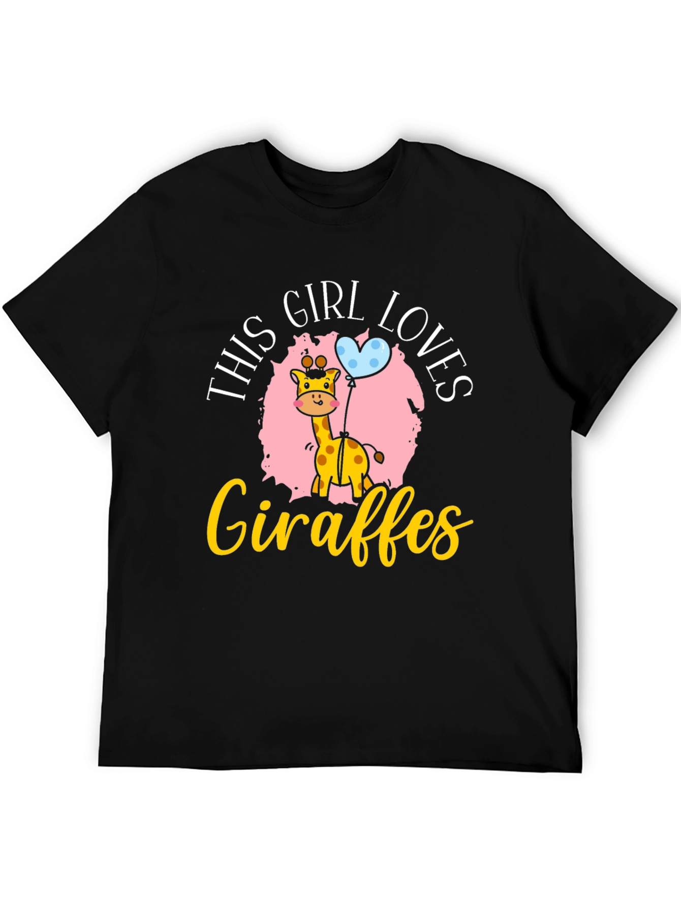 Girl Loves Giraffes T-Shirt