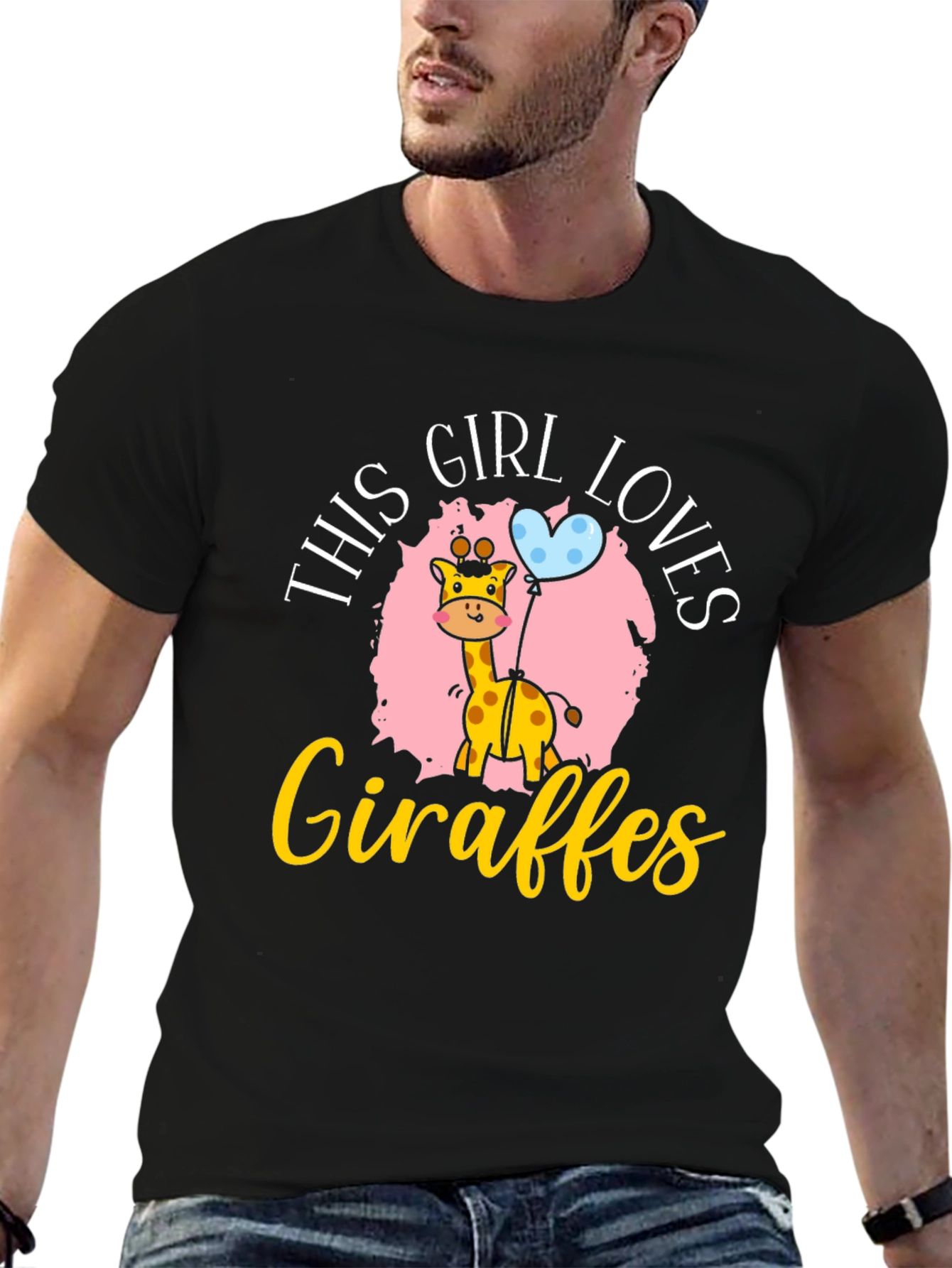 Girl Loves Giraffes T-Shirt