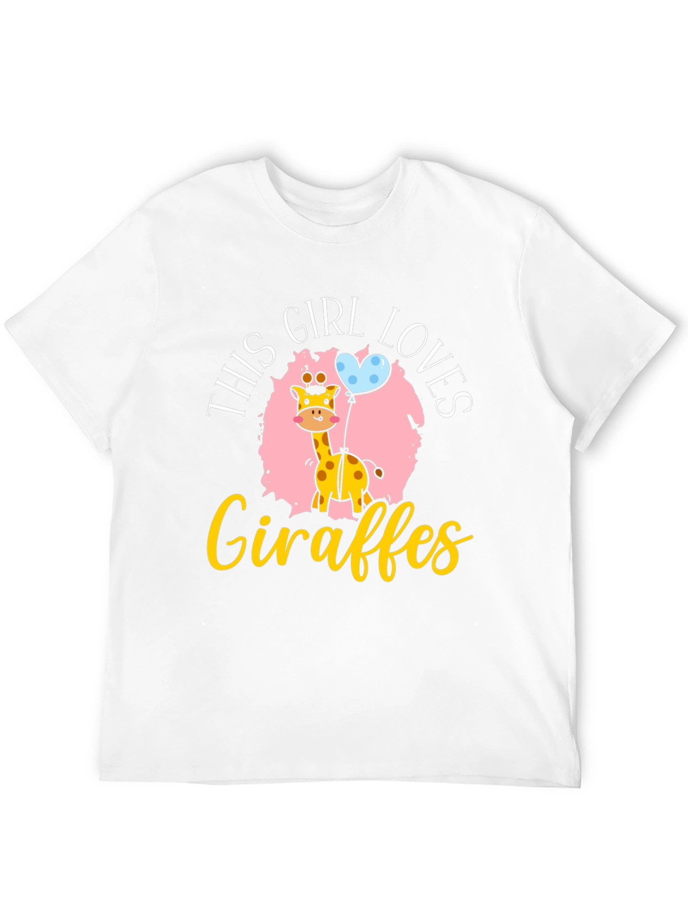 Girl Loves Giraffes T-Shirt