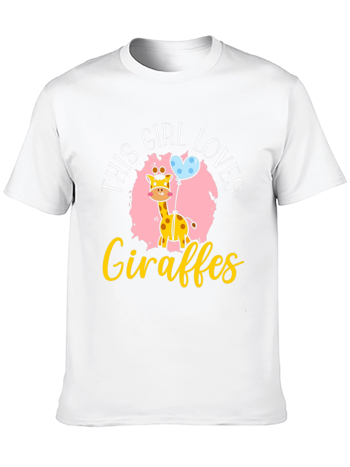 Girl Loves Giraffes T-Shirt