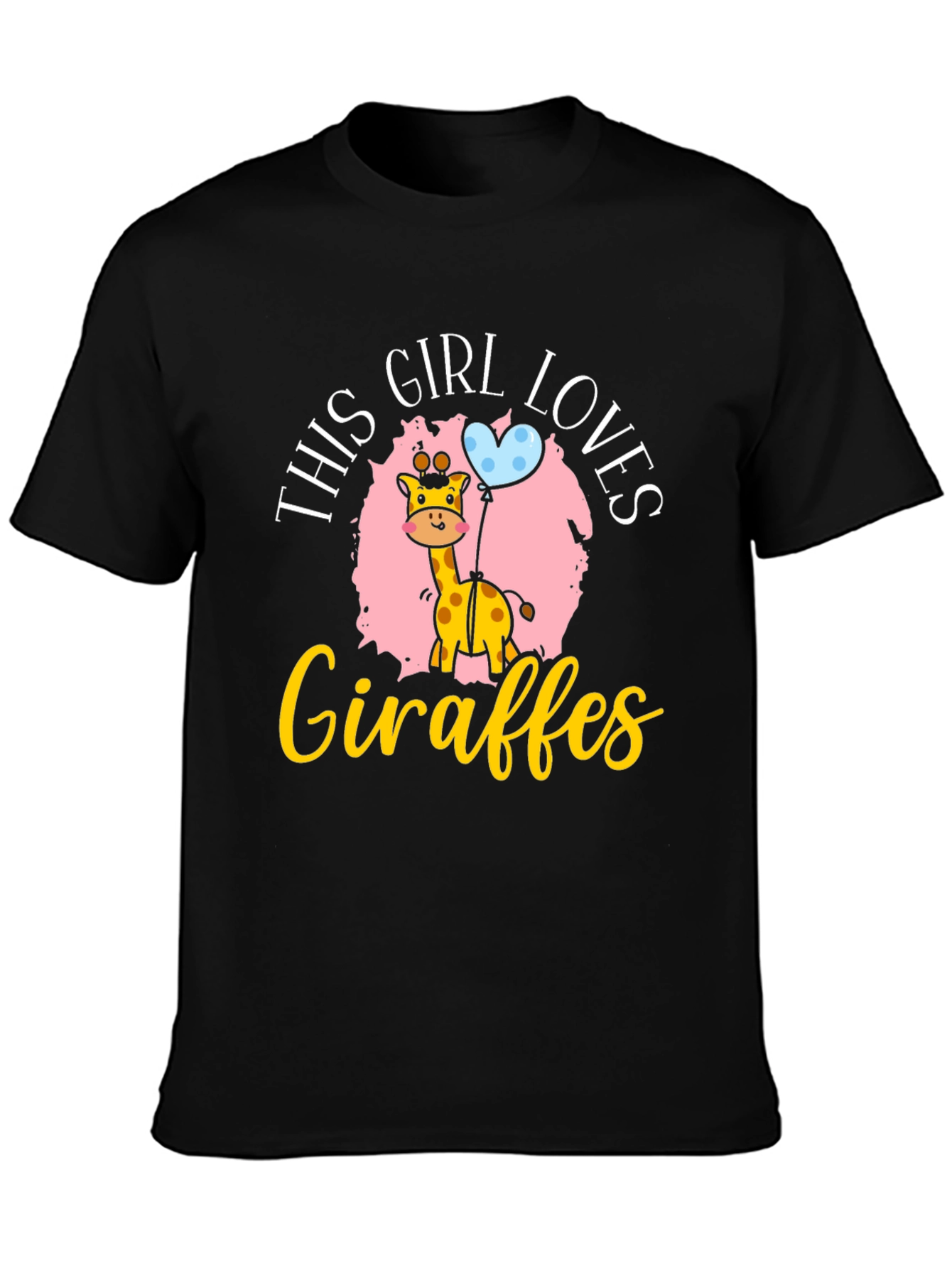 Girl Loves Giraffes T-Shirt