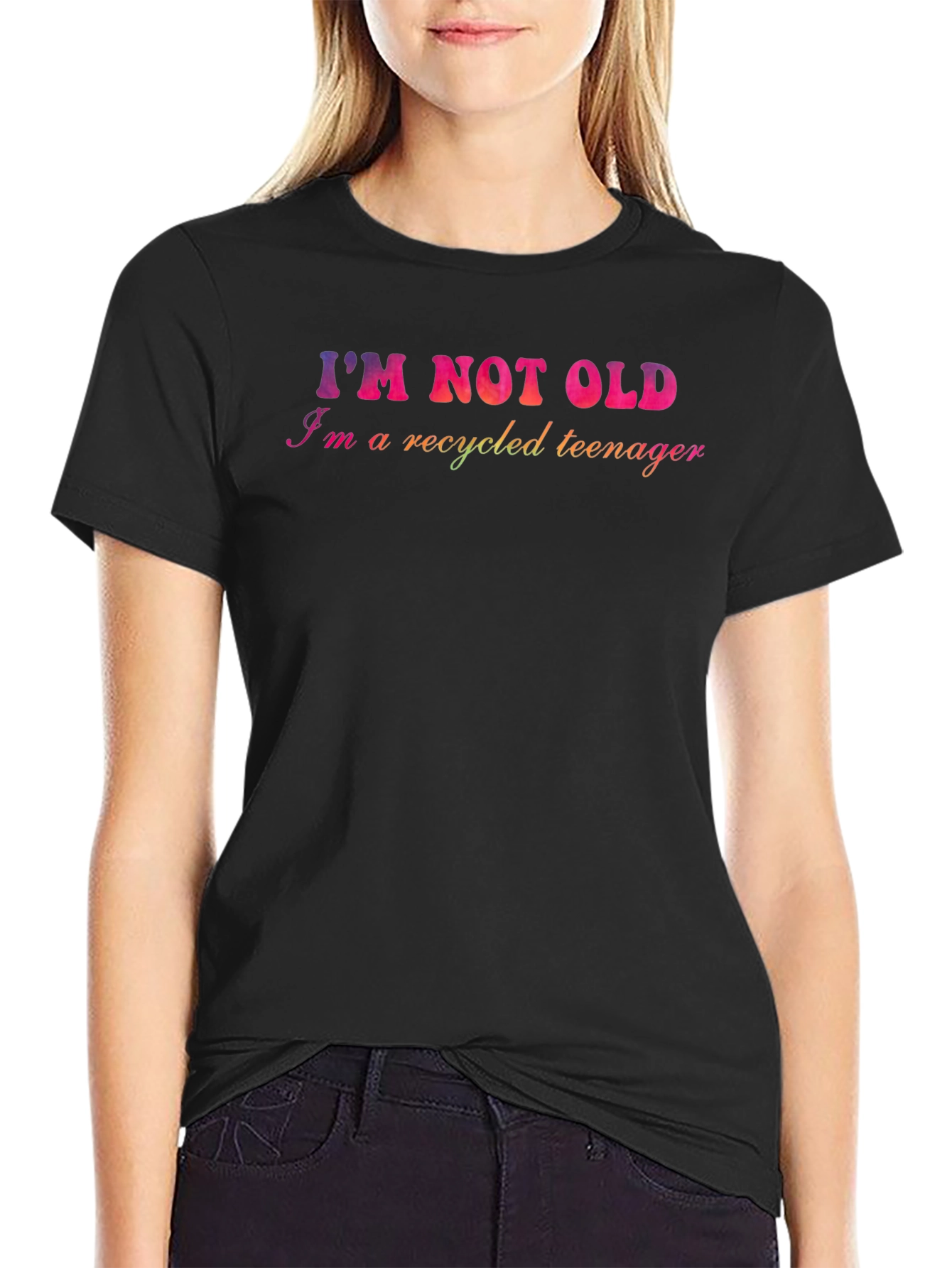 Im Not Old Recycled Teenager Graphic T-Shirt