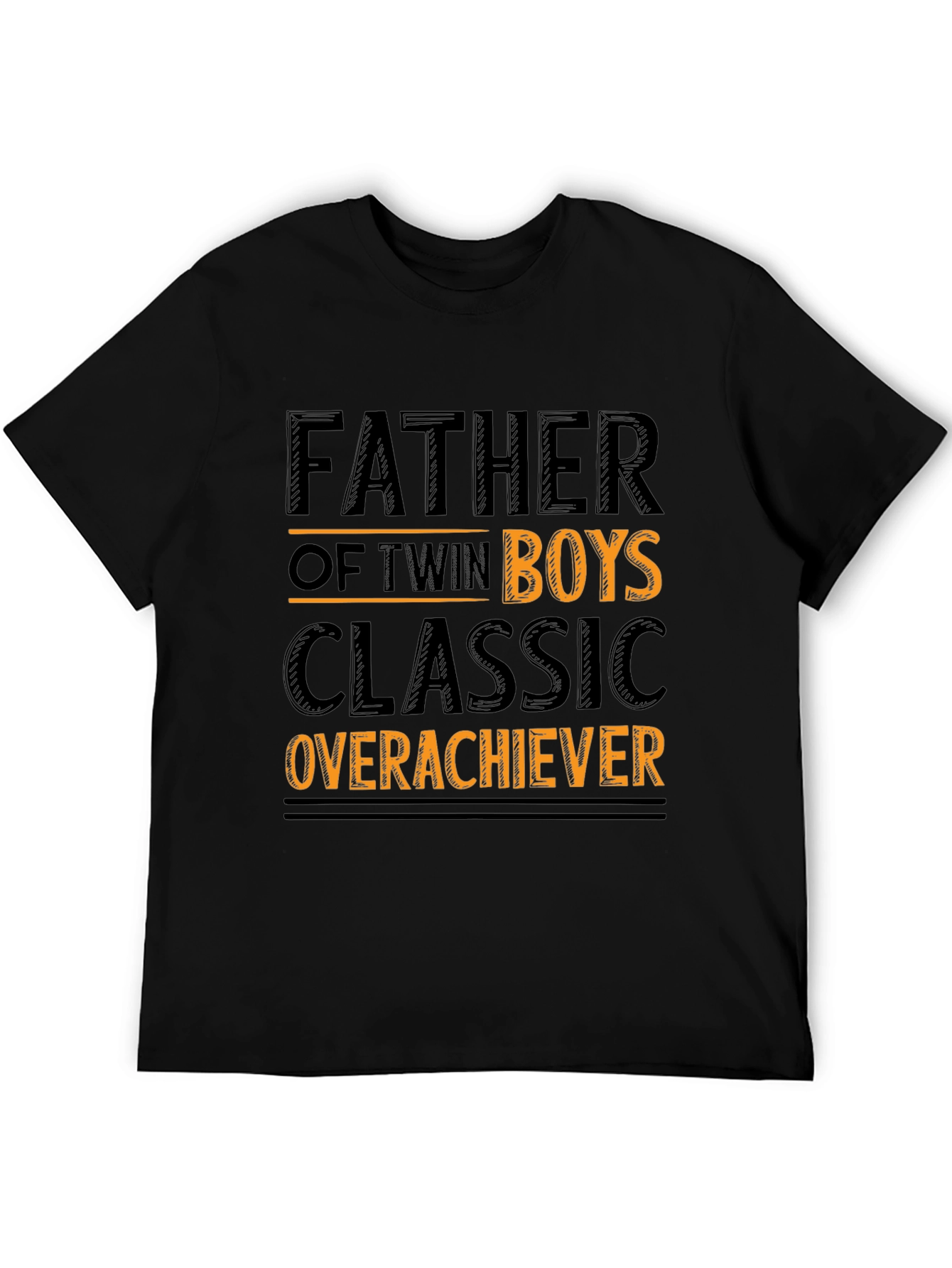 Father of Twin Boys Classic Overachiever T-Shirt