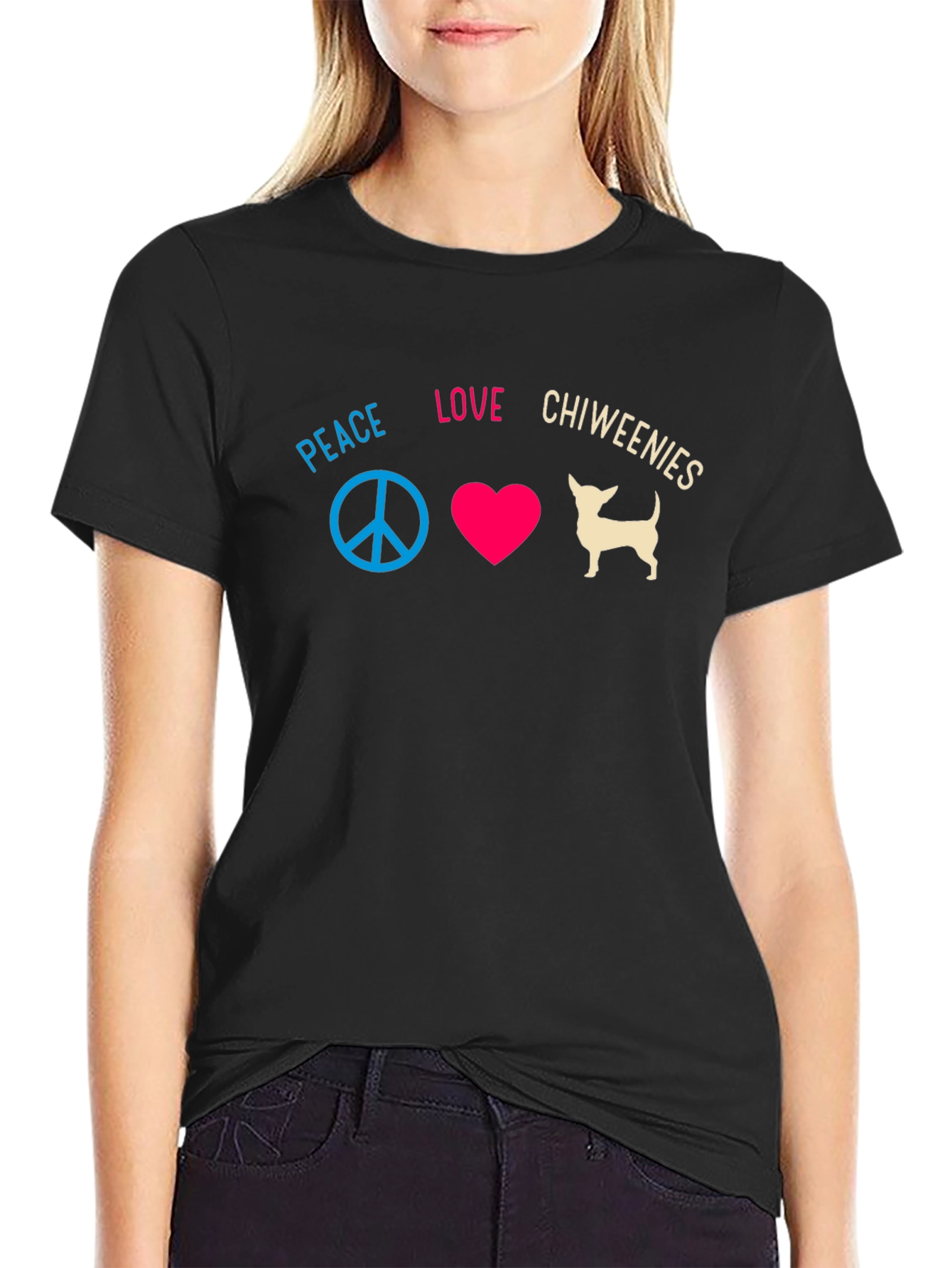 Peace Love Chiweenies T-Shirt