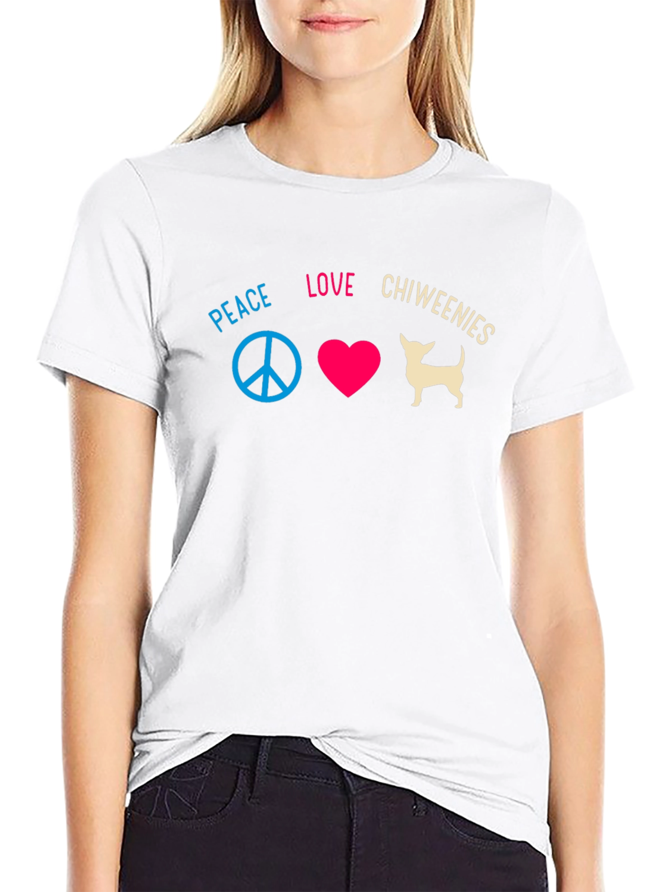 Peace Love Chiweenies T-Shirt
