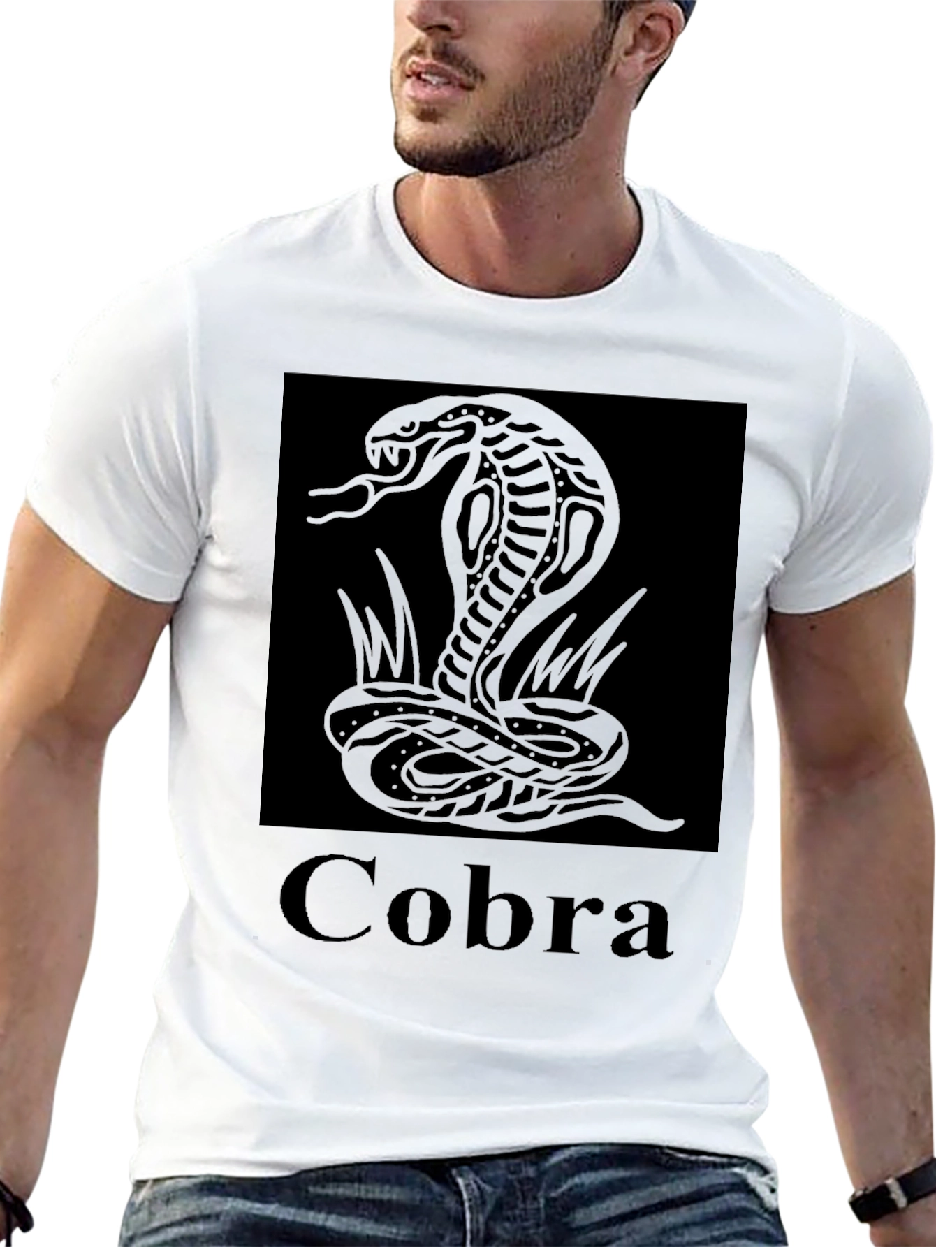 Cobra Graphic Tee - Mens Black T-Shirt
