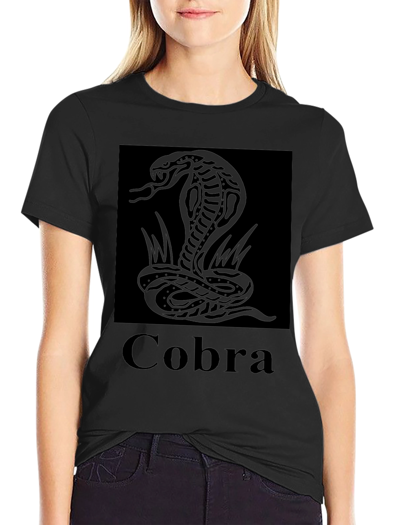 Cobra Graphic Tee - Mens Black T-Shirt