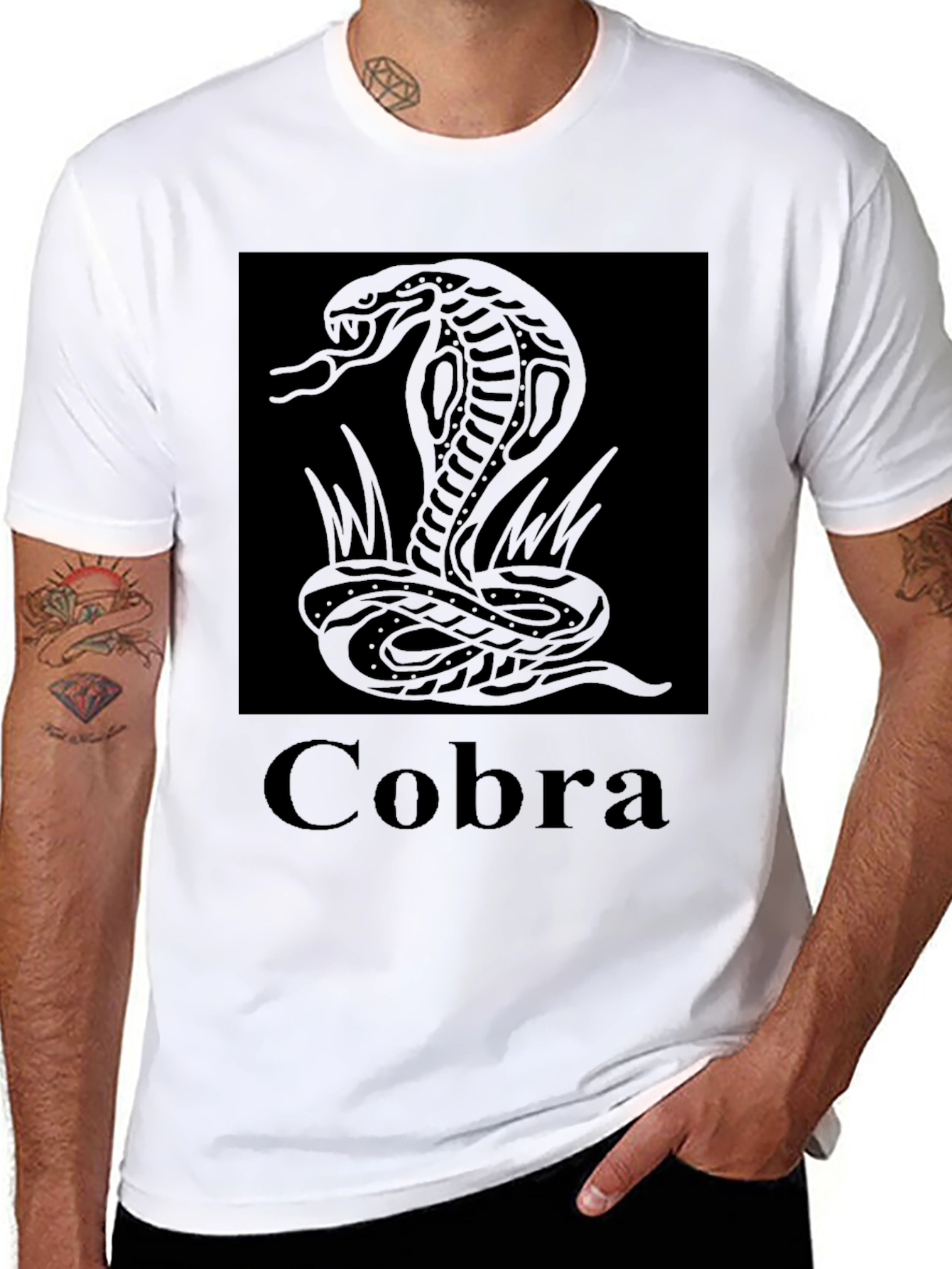 Cobra Graphic Tee - Mens Black T-Shirt