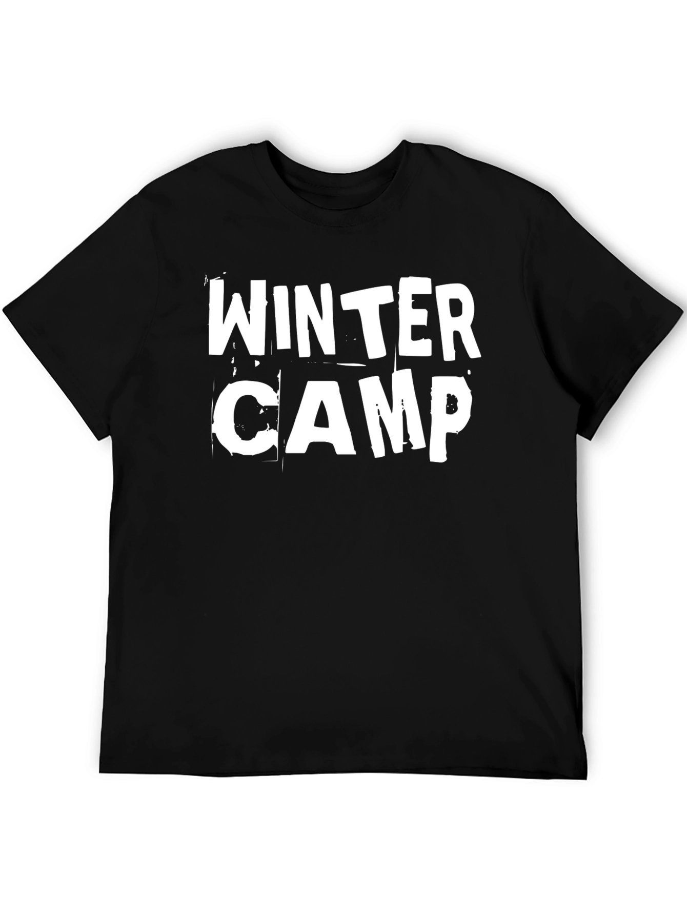 Winter Camp Black Graphic Tee