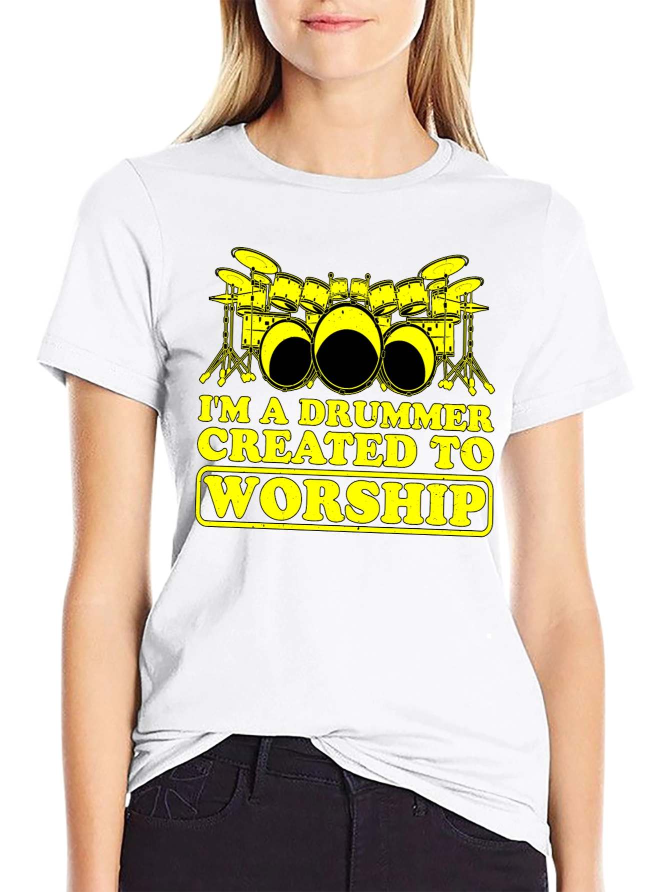 Drummer Worship Graphic T-Shirt