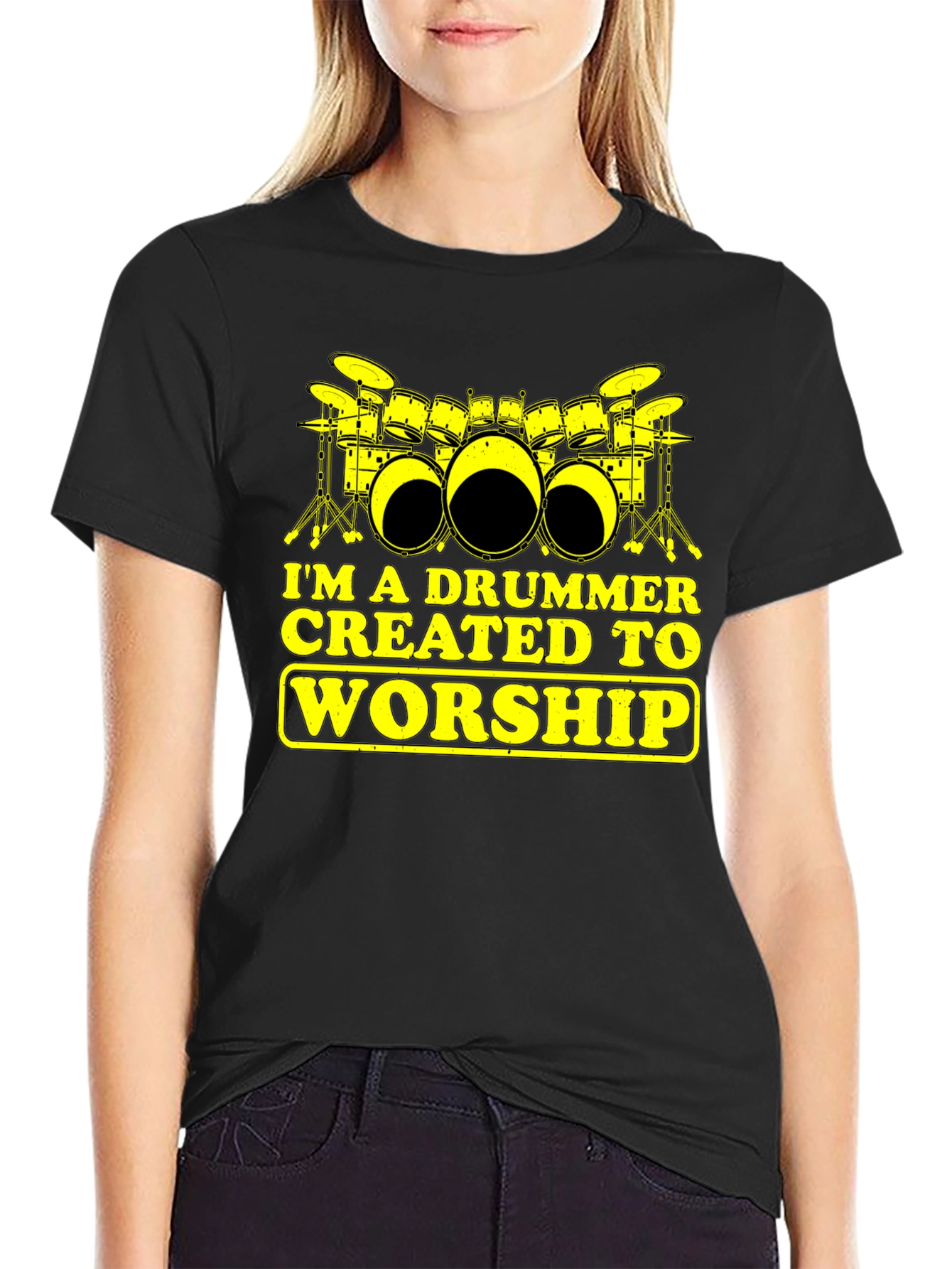 Drummer Worship Graphic T-Shirt