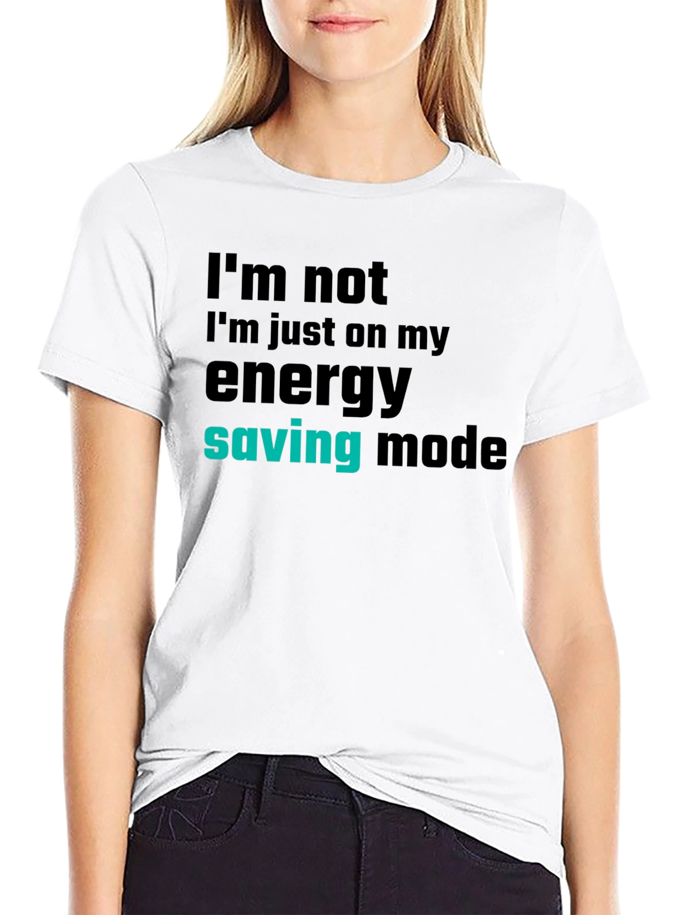 Energy Saving Mode T-Shirt - Funny Graphic Tee