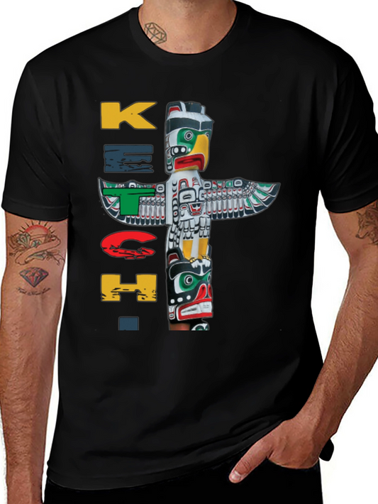 Ketch T-Shirt Totem Pole Design