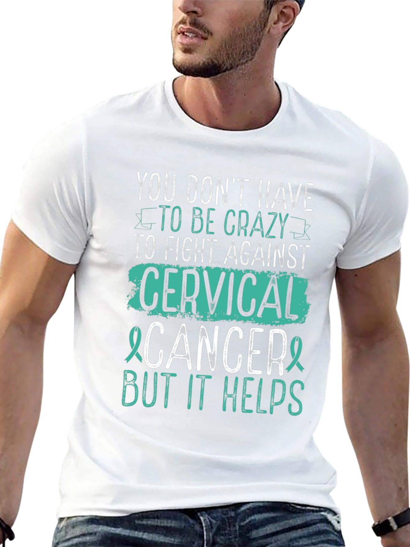 Cervical Cancer Awareness T-Shirt - Crazy Helps!