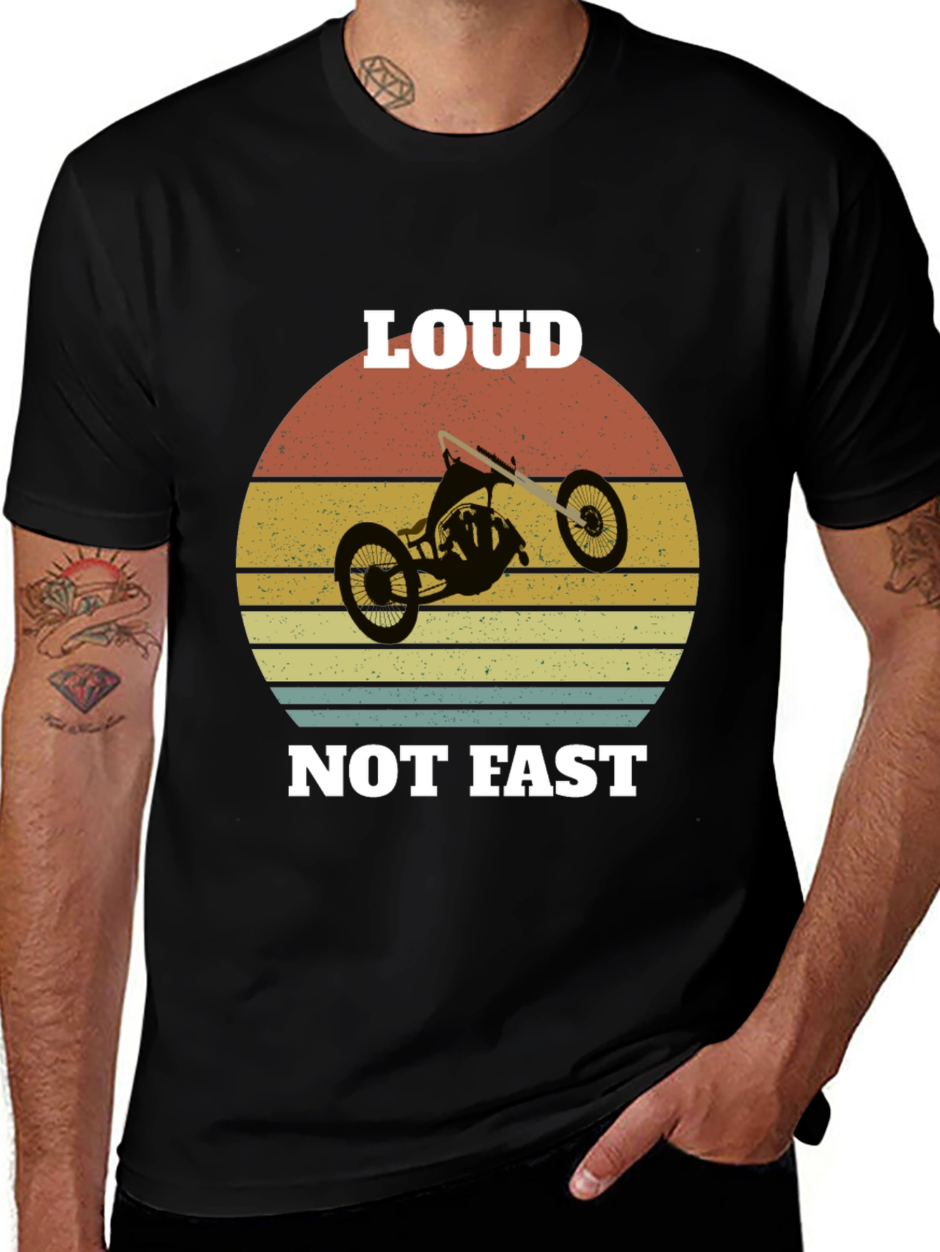 Loud Not Fast Drift Trike Graphic Tee