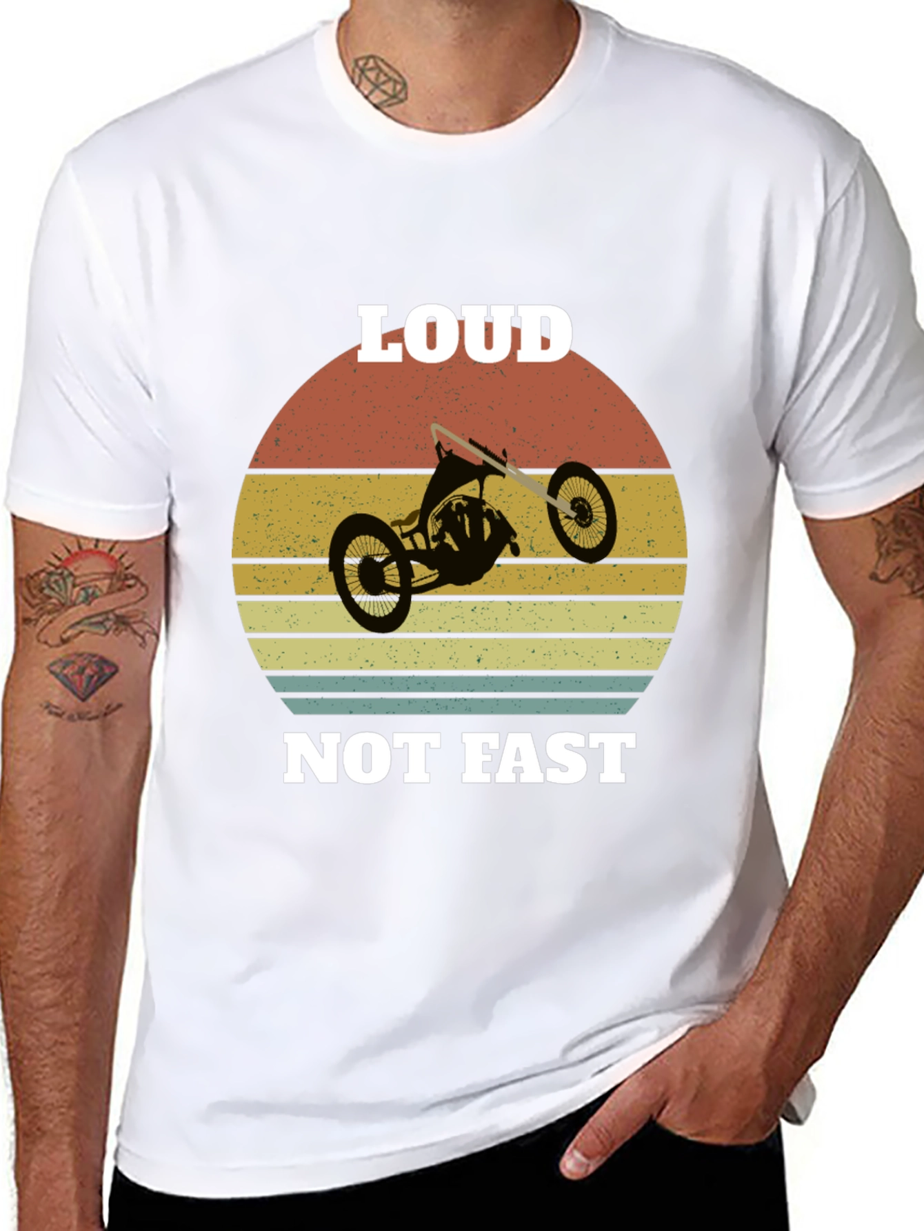 Loud Not Fast Drift Trike Graphic Tee