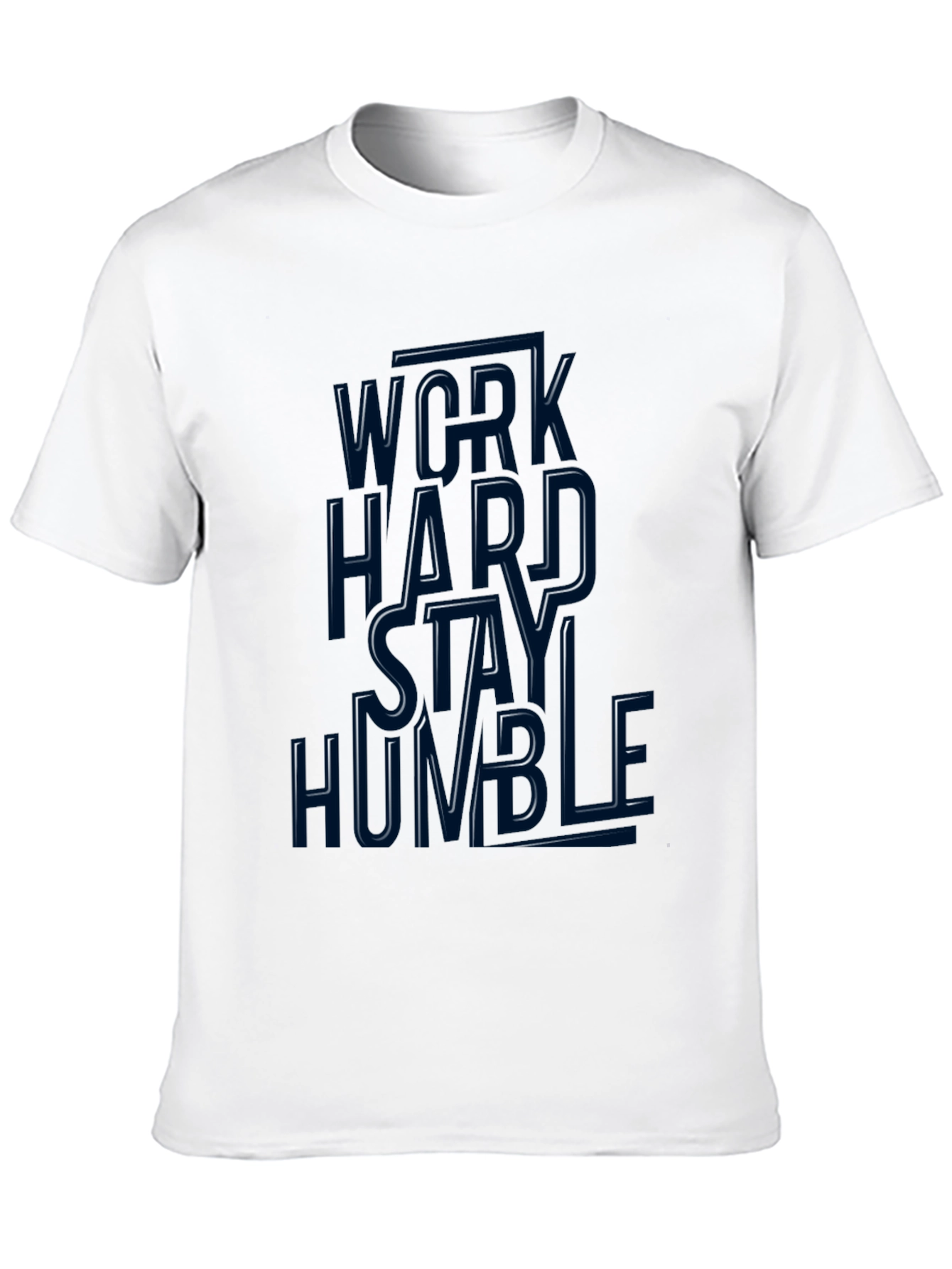 Work Hard Stay Humble Graphic Tee - Black