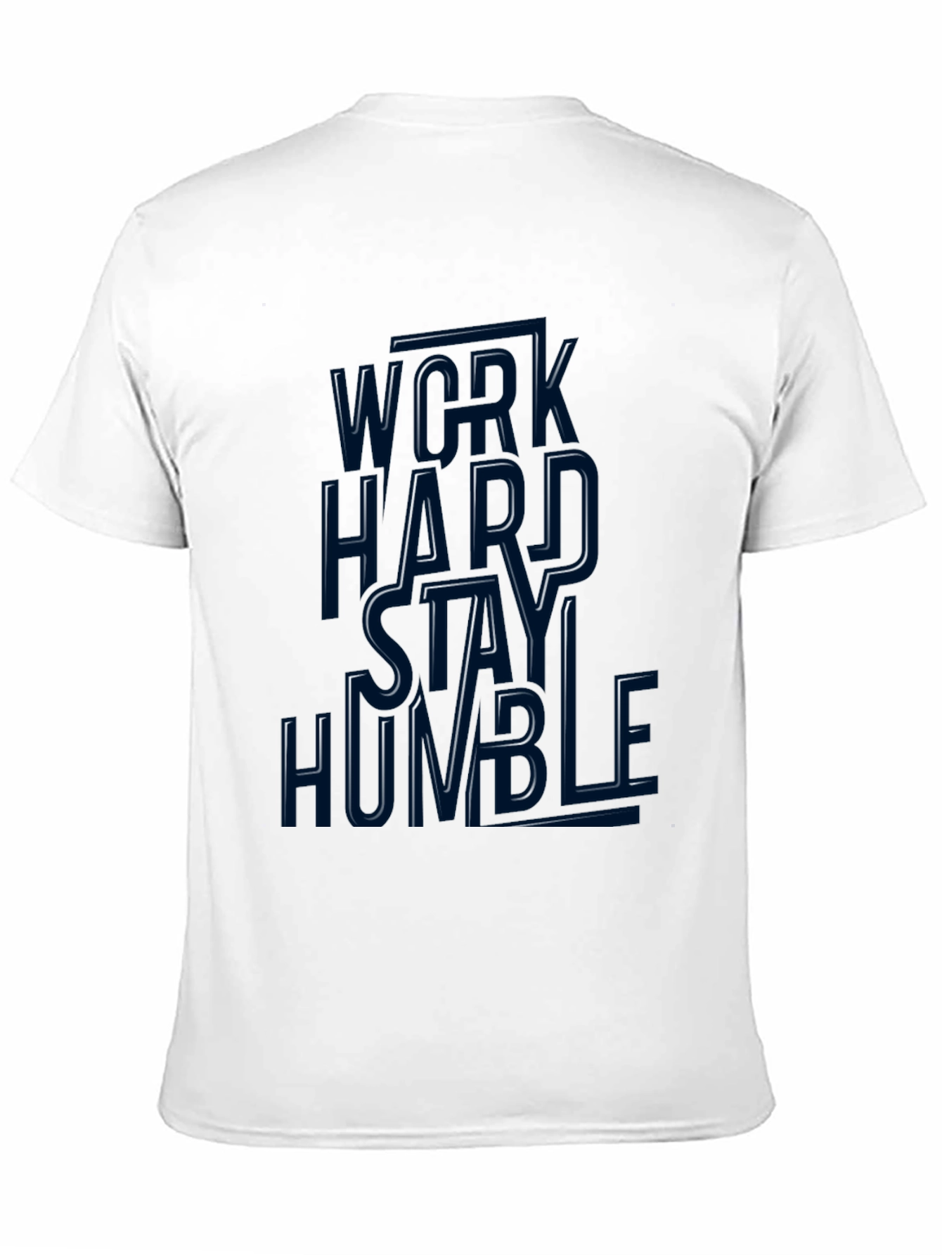 Work Hard Stay Humble Graphic Tee - Black