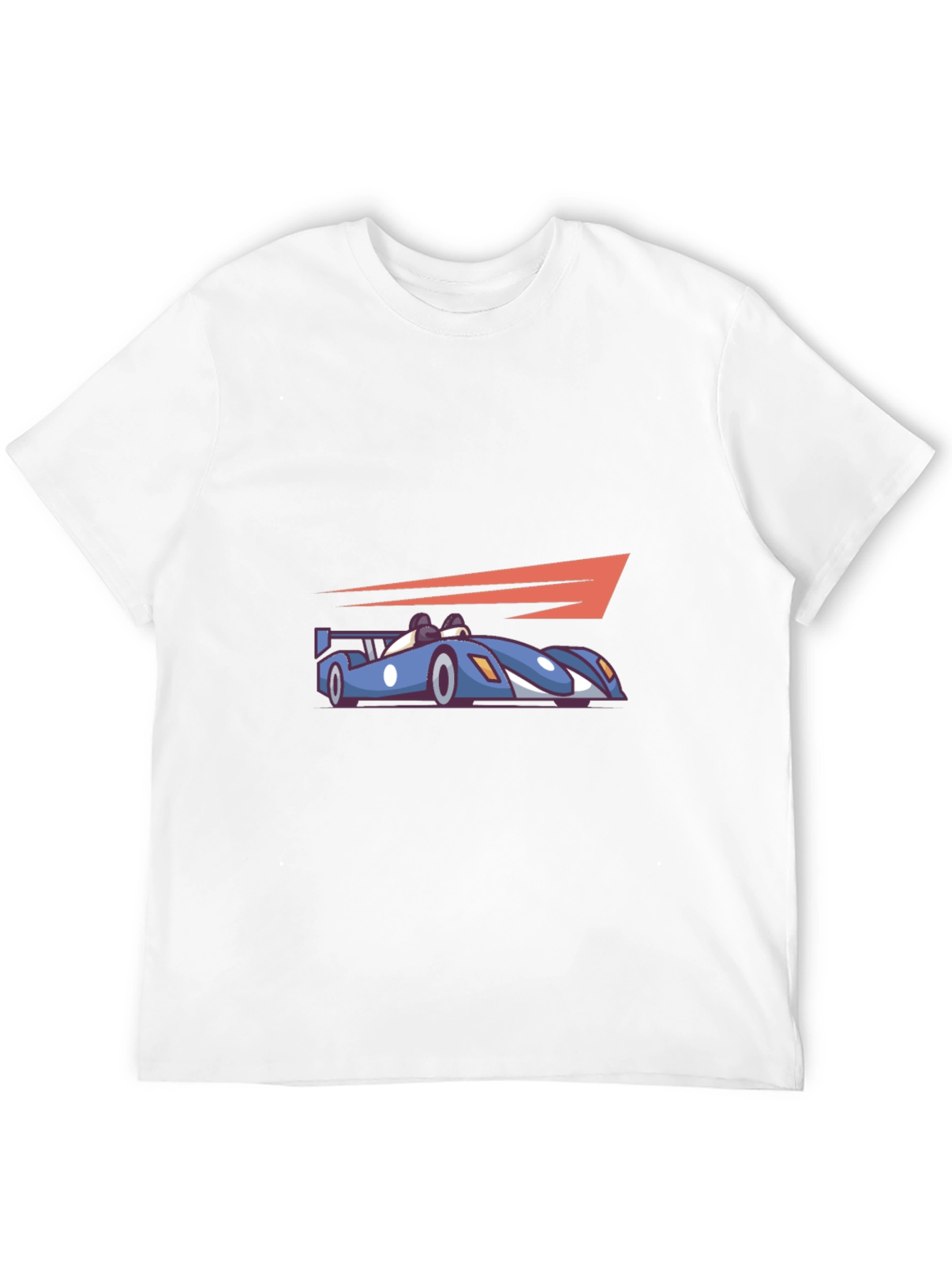 Race Car Graphic Tee - Black Cotton
