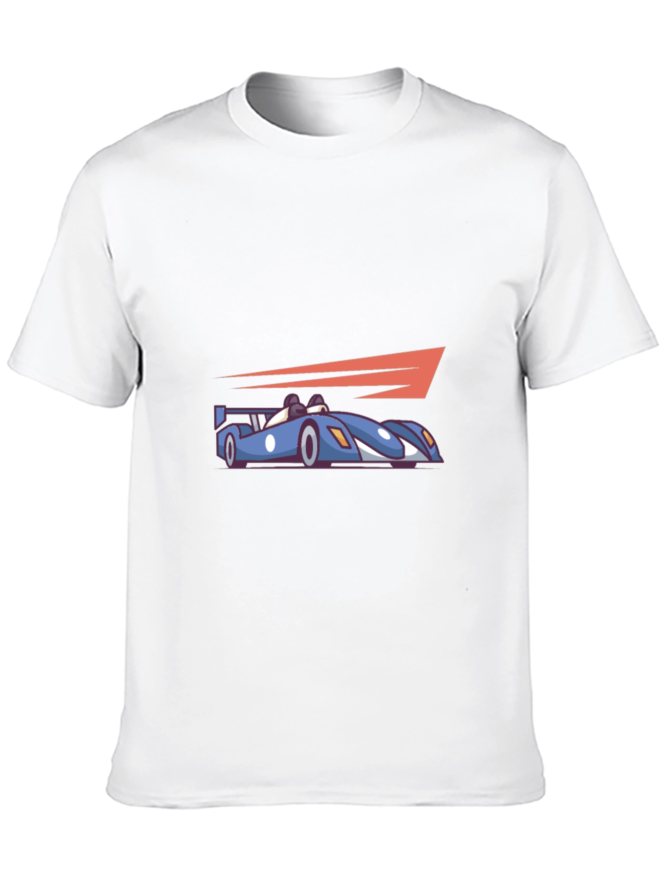 Race Car Graphic Tee - Black Cotton