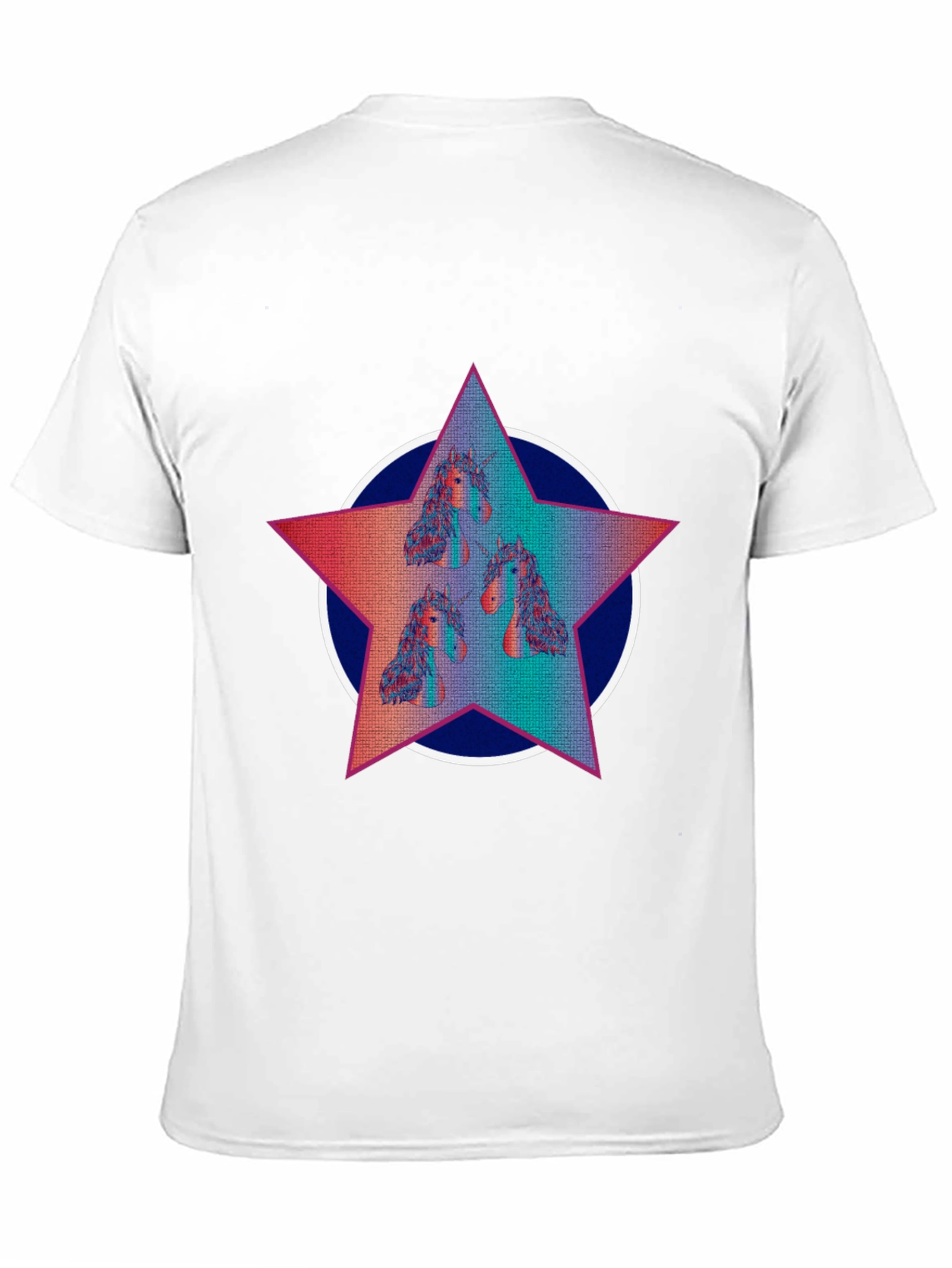 Unicorn Star Graphic Tee - Black