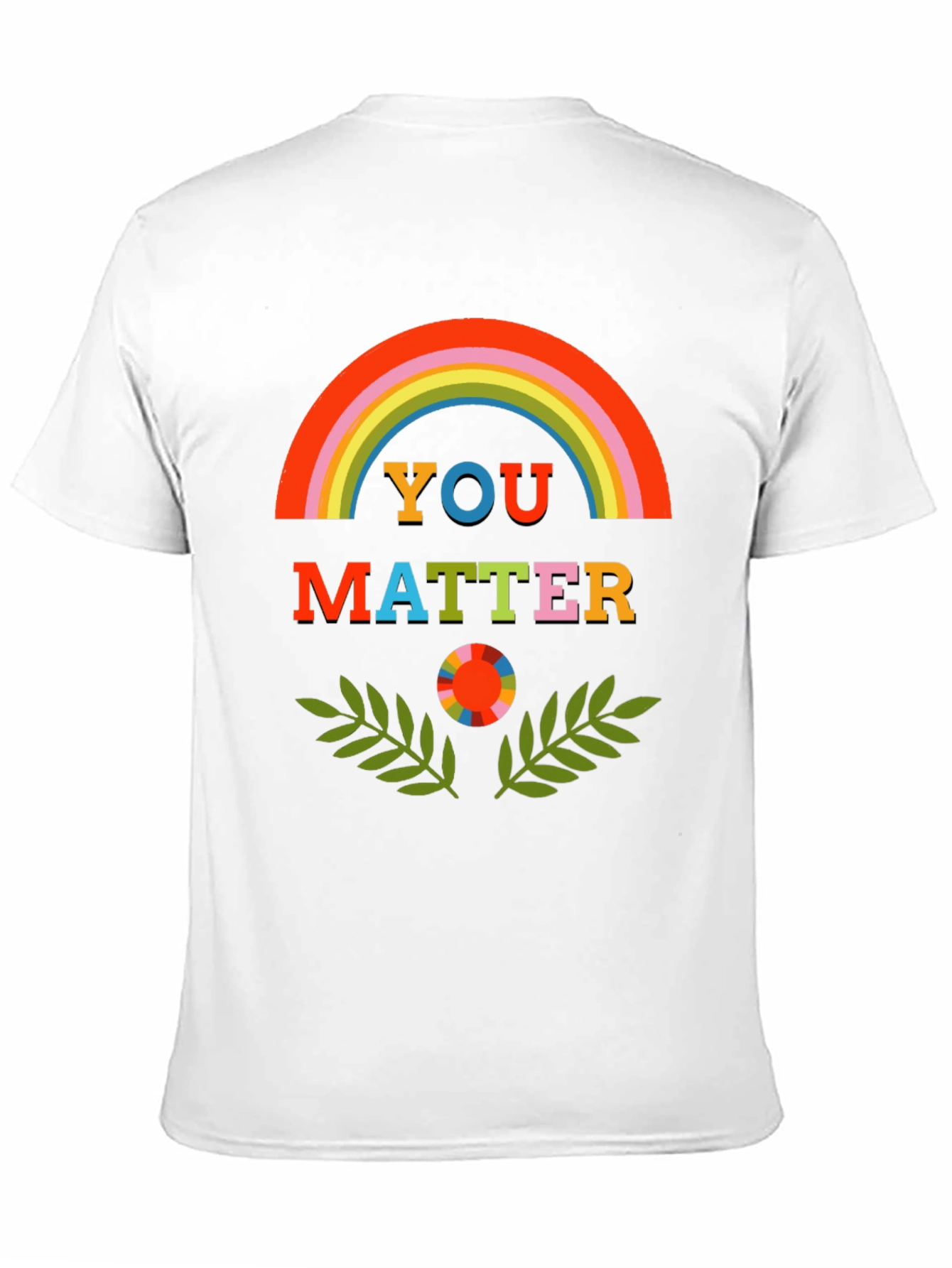You Matter Rainbow Graphic Tee - Unisex Black T-Shirt
