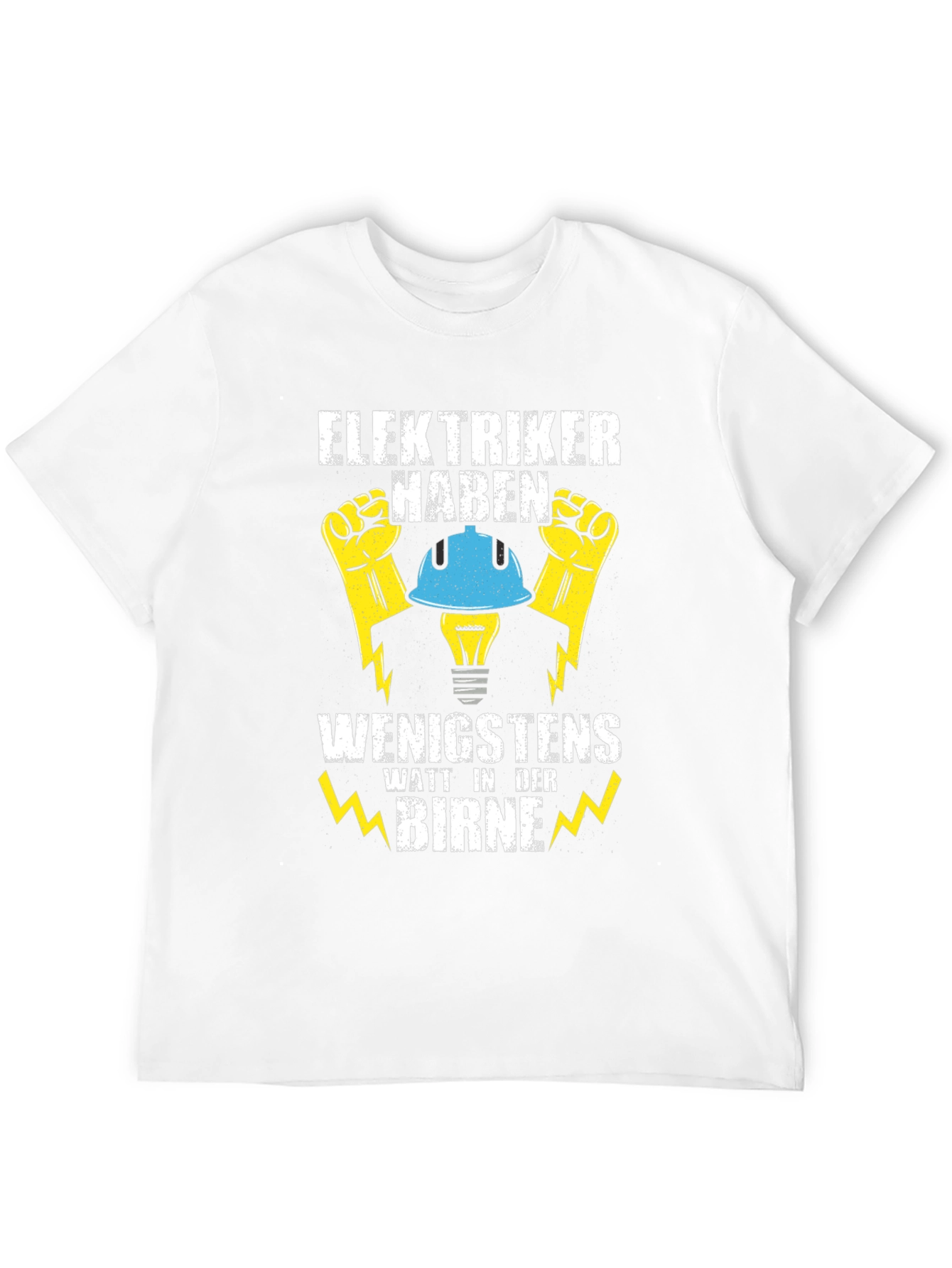 Electrician Humor T-Shirt - Watt In Der Birne