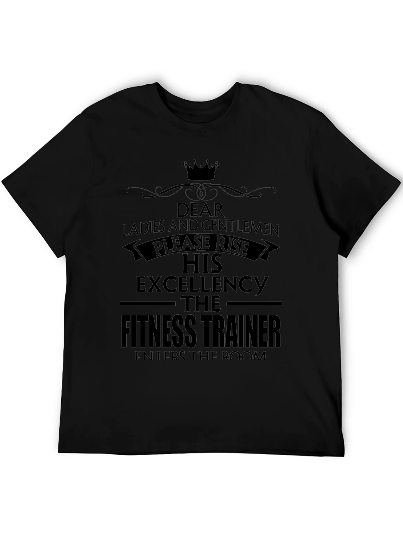 Fitness Trainer Graphic Tee - Funny Workout Shirt