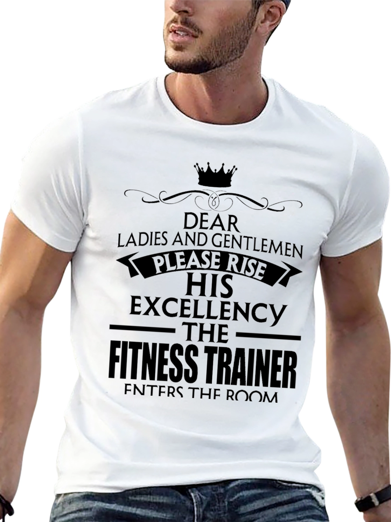 Fitness Trainer Graphic Tee - Funny Workout Shirt