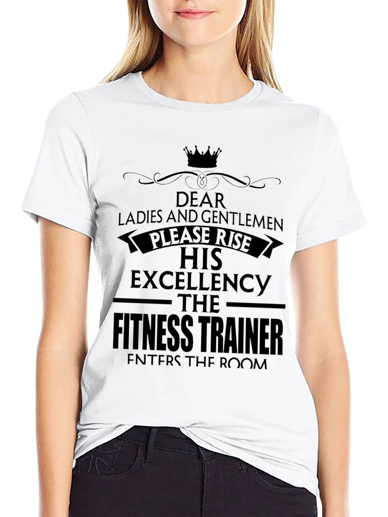 Fitness Trainer Graphic Tee - Funny Workout Shirt