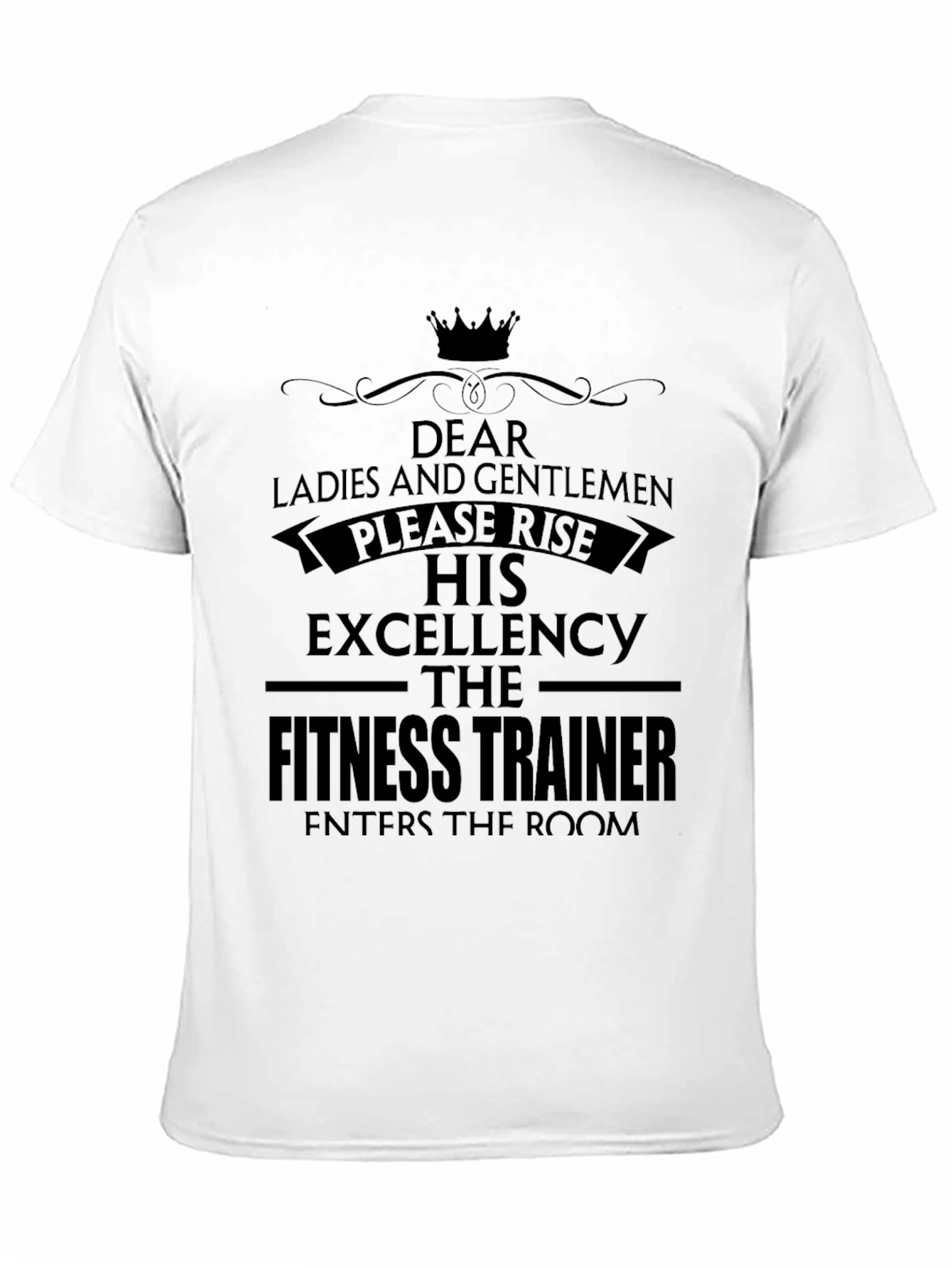 Fitness Trainer Graphic Tee - Funny Workout Shirt