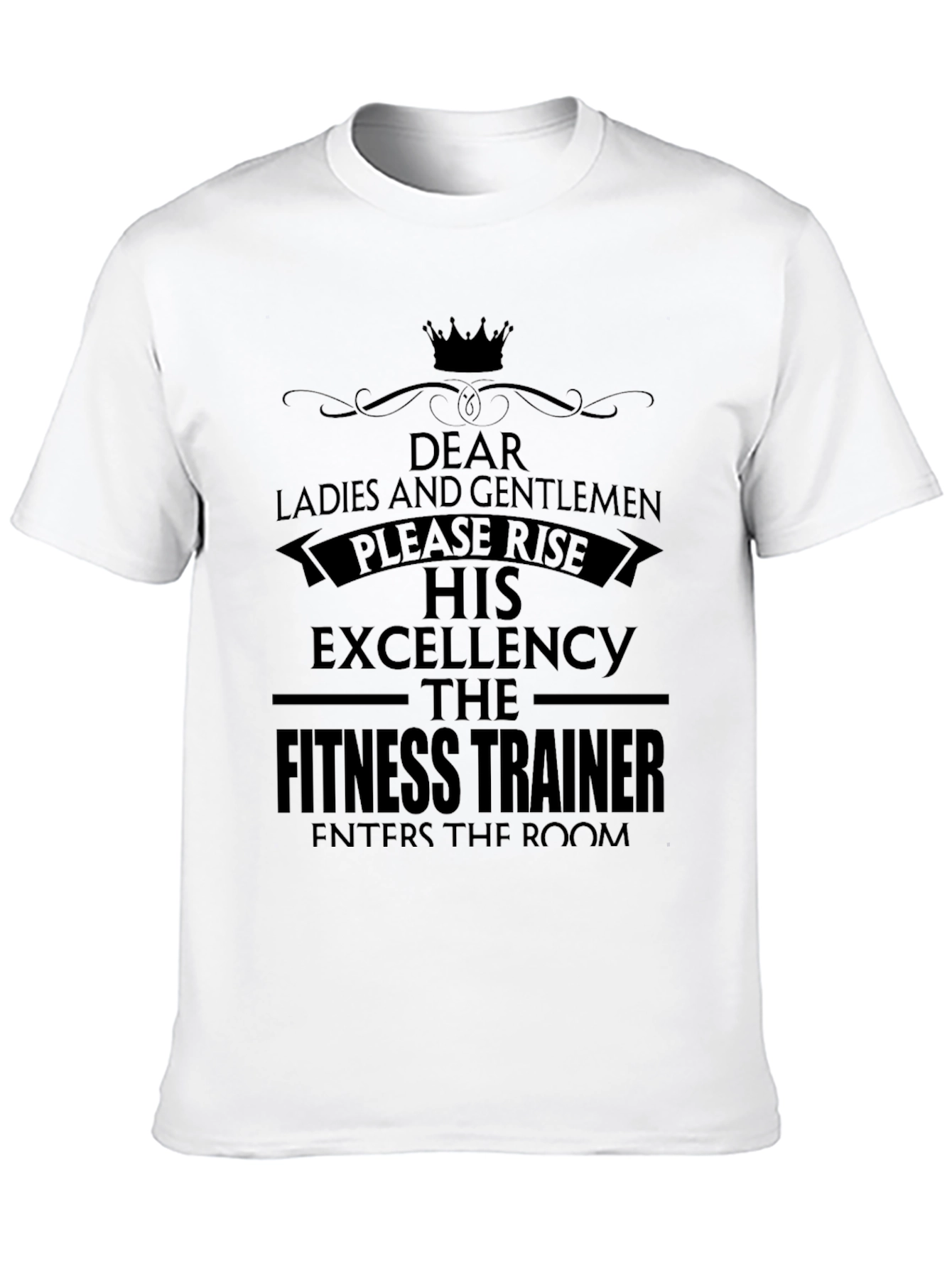 Fitness Trainer Graphic Tee - Funny Workout Shirt