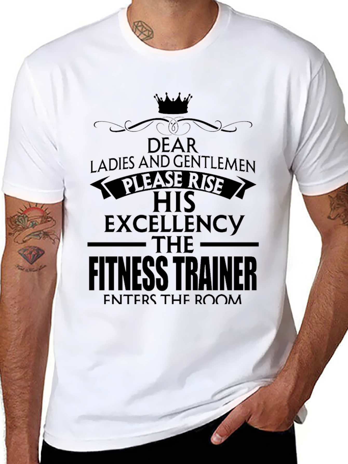 Fitness Trainer Graphic Tee - Funny Workout Shirt