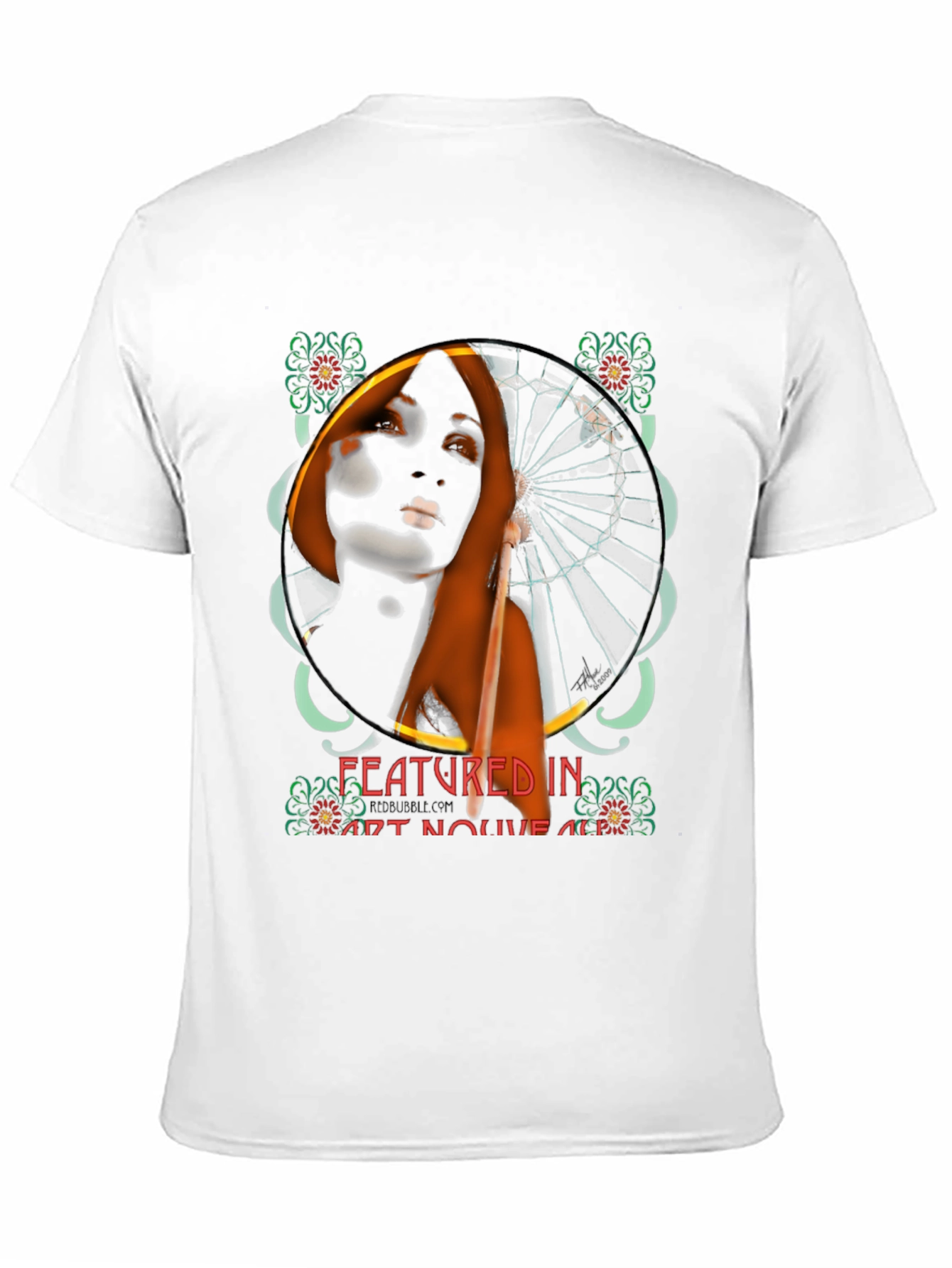 Art Nouveau Woman Graphic Tee