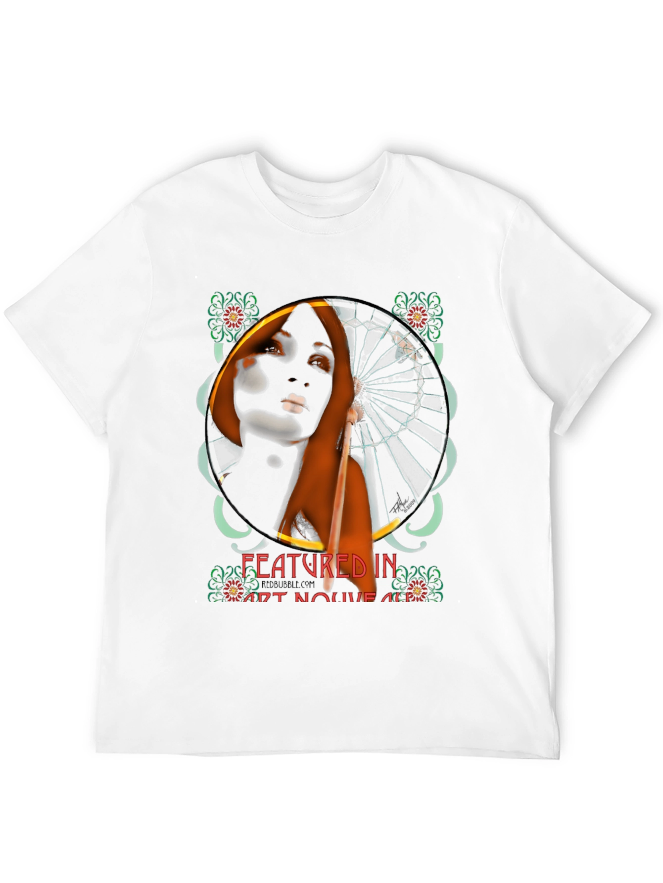 Art Nouveau Woman Graphic Tee